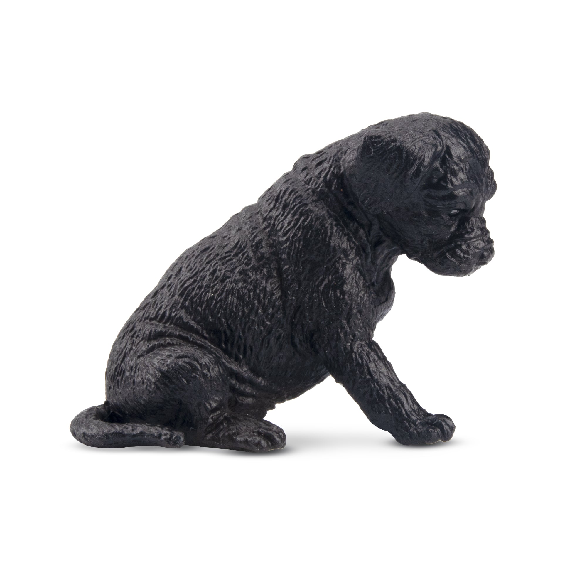 Toymany Mini Sitting Black Great Dane Puppy Figurine Toy-right