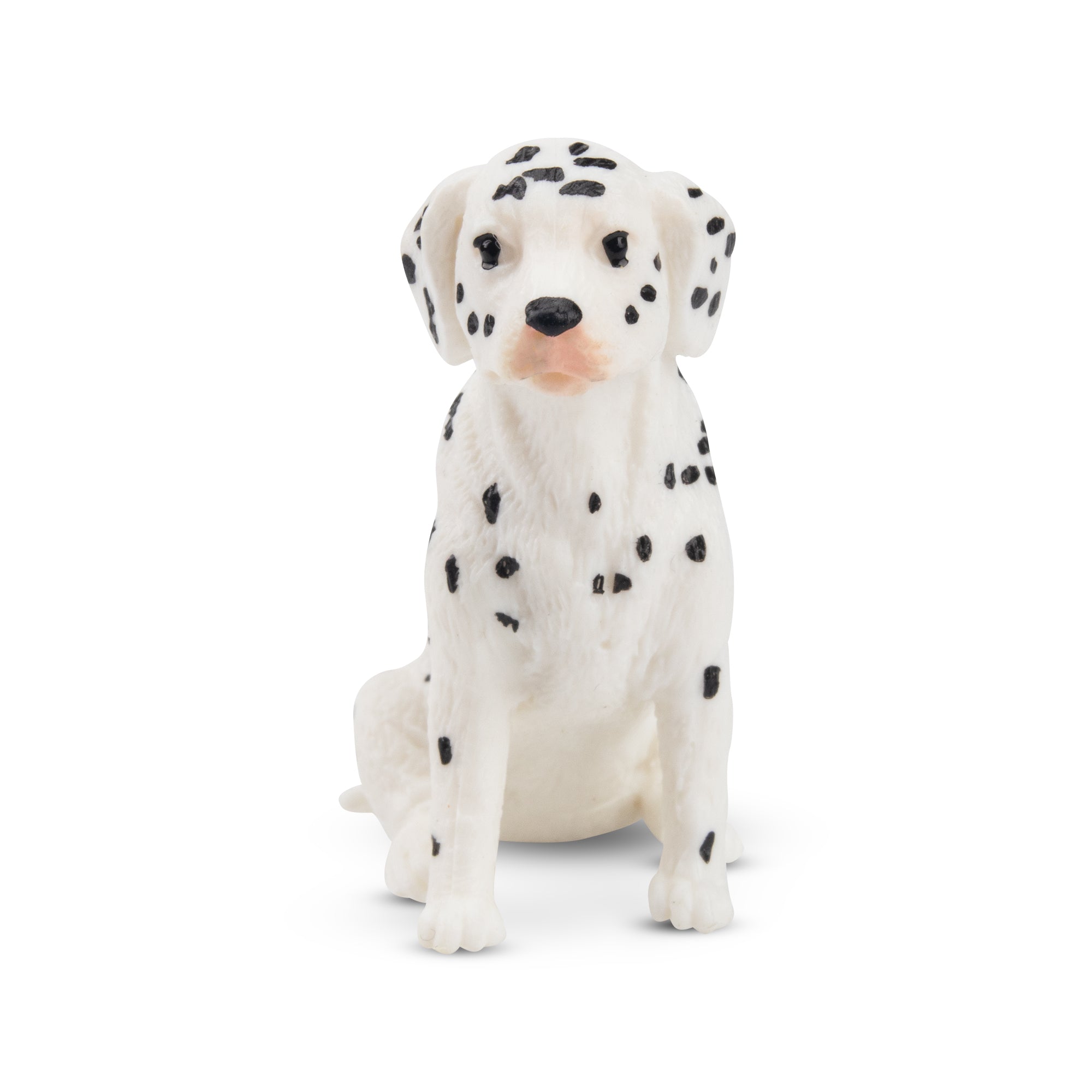Toymany Mini Sitting Dalmatian Puppy Figurine Toy-front