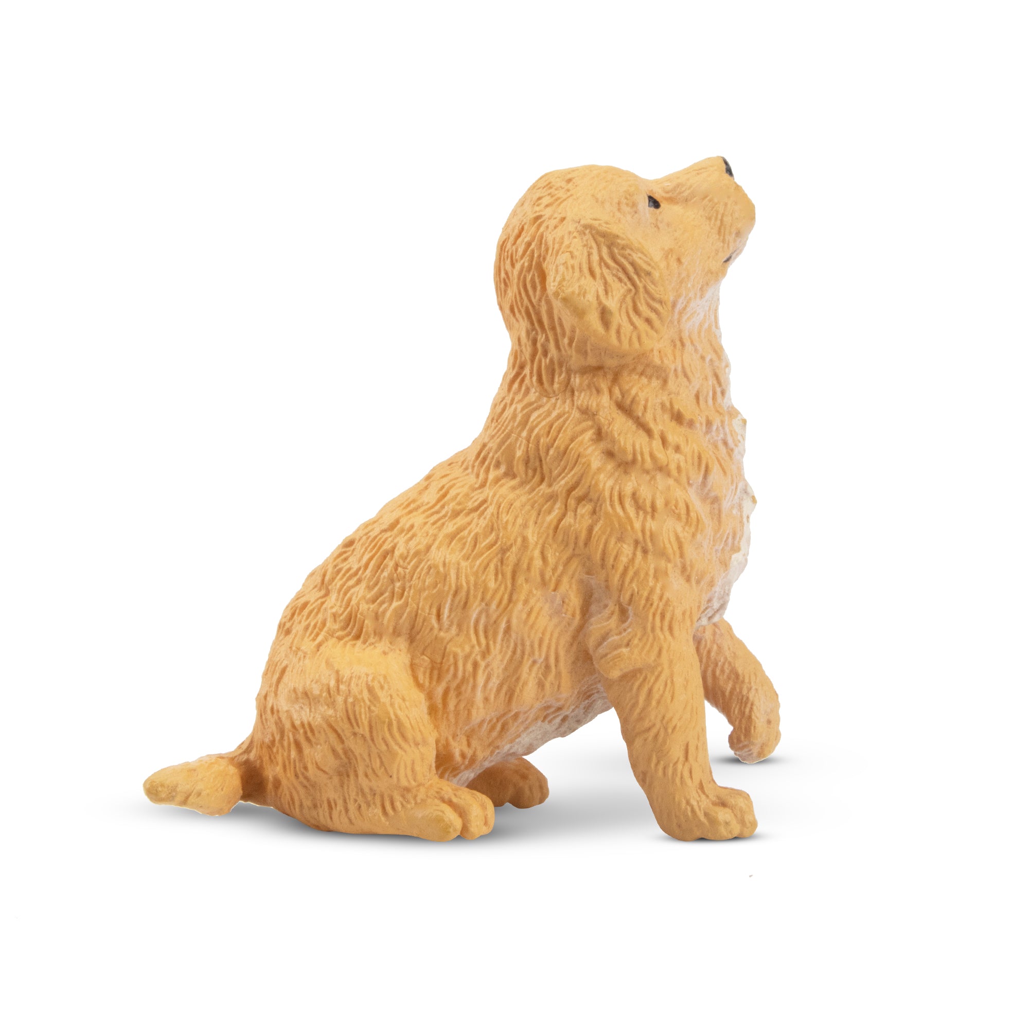 Toymany Mini Sitting Golden Retriever Puppy Figurine Toy-2