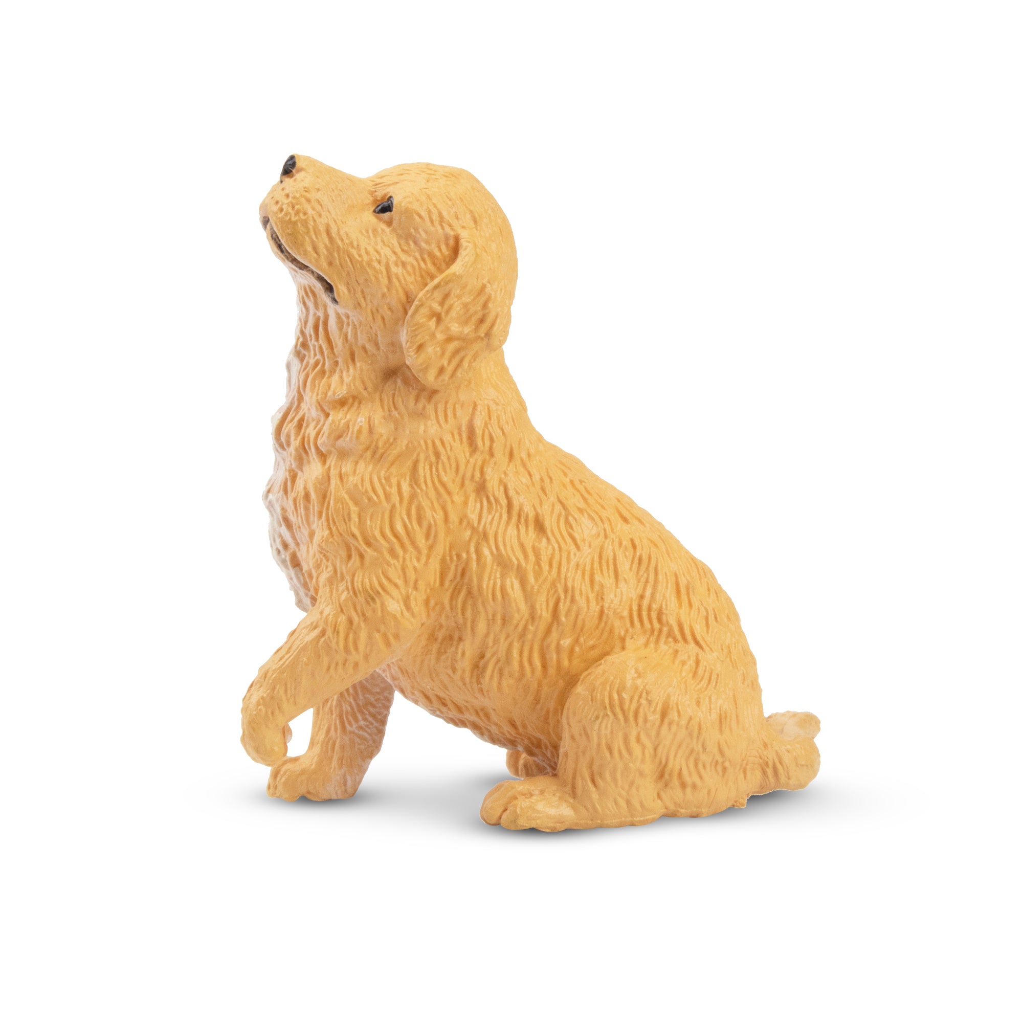 Toymany Mini Sitting Golden Retriever Puppy Figurine Toy