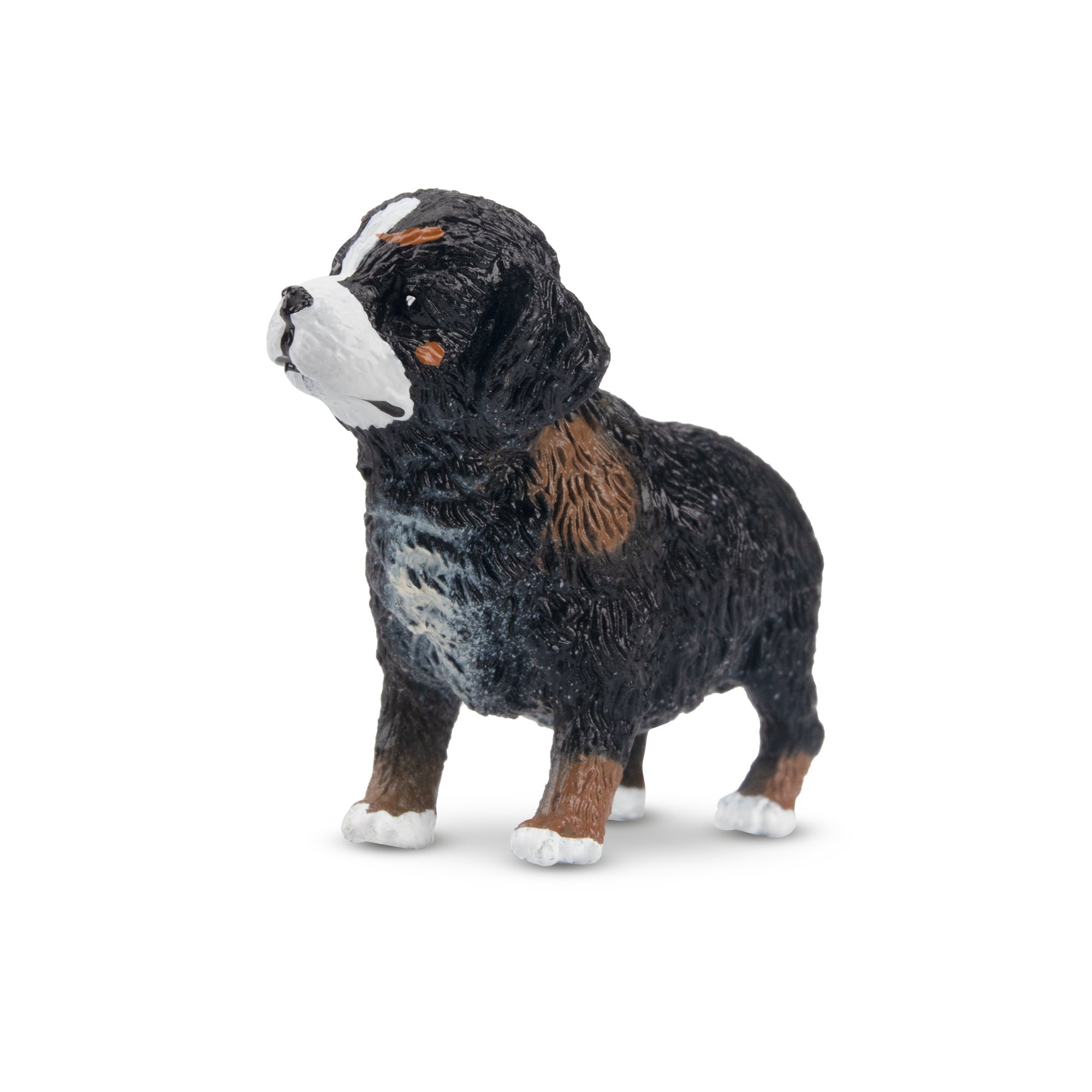 Toymany Mini Standing Bernese Mountain Dog Puppy Figurine Toy-front