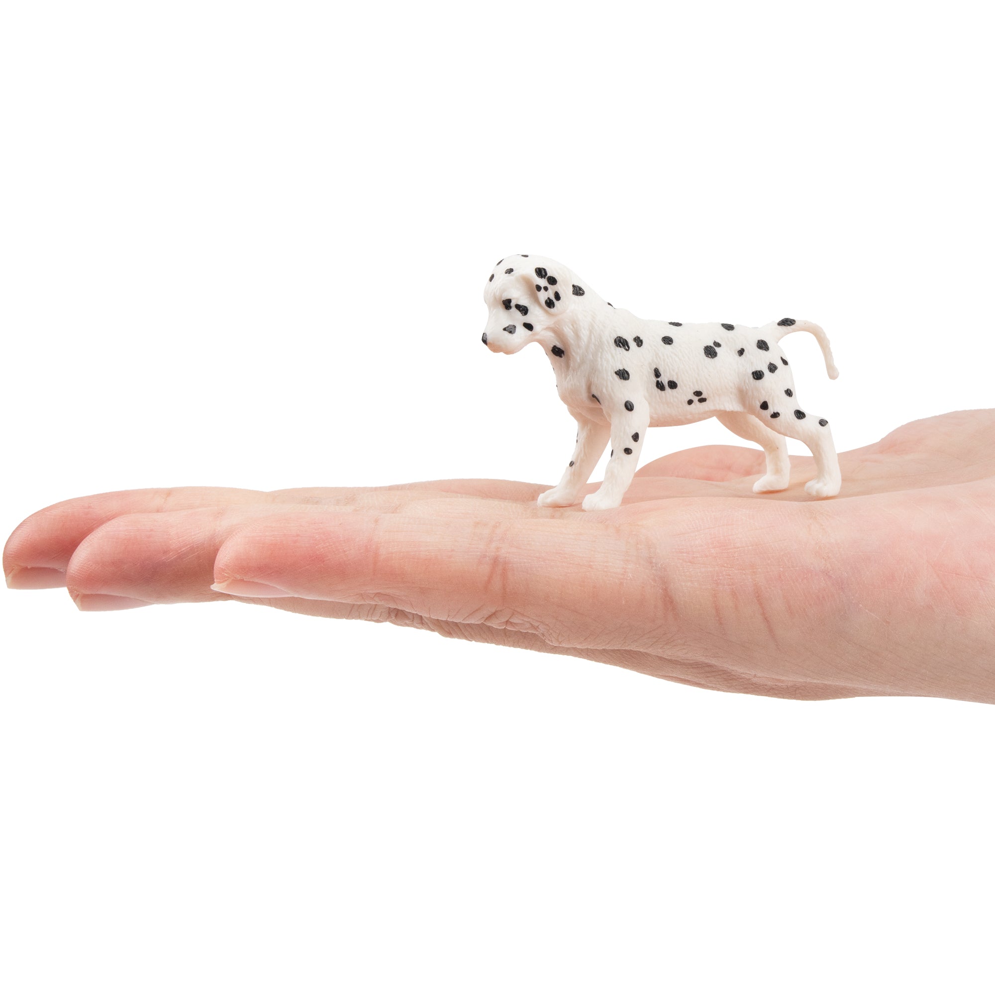Toymany Mini Standing Dalmatian Puppy Figurine Toy-on hand
