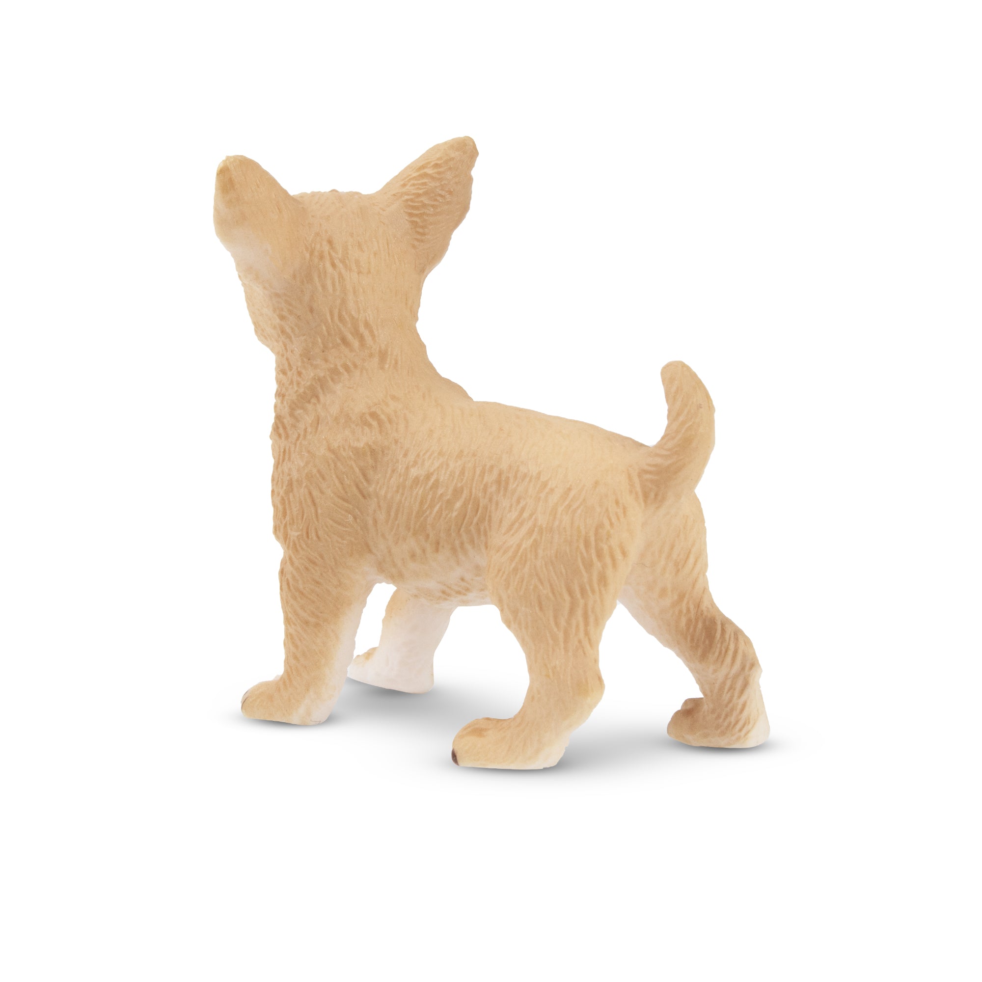 Toymany Mini Standing Fawn Chihuahua Puppy Figurine Toy-back