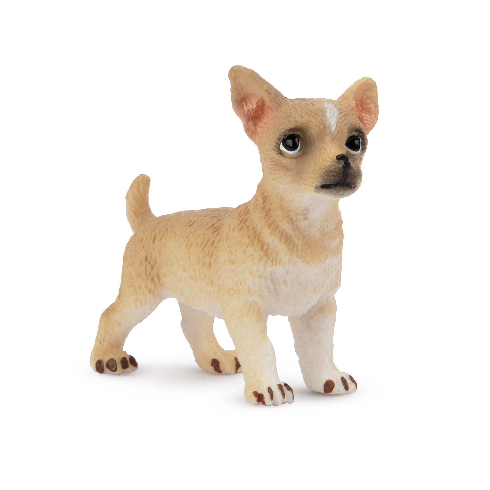 Toymany Mini Standing Fawn Chihuahua Puppy Figurine Toy