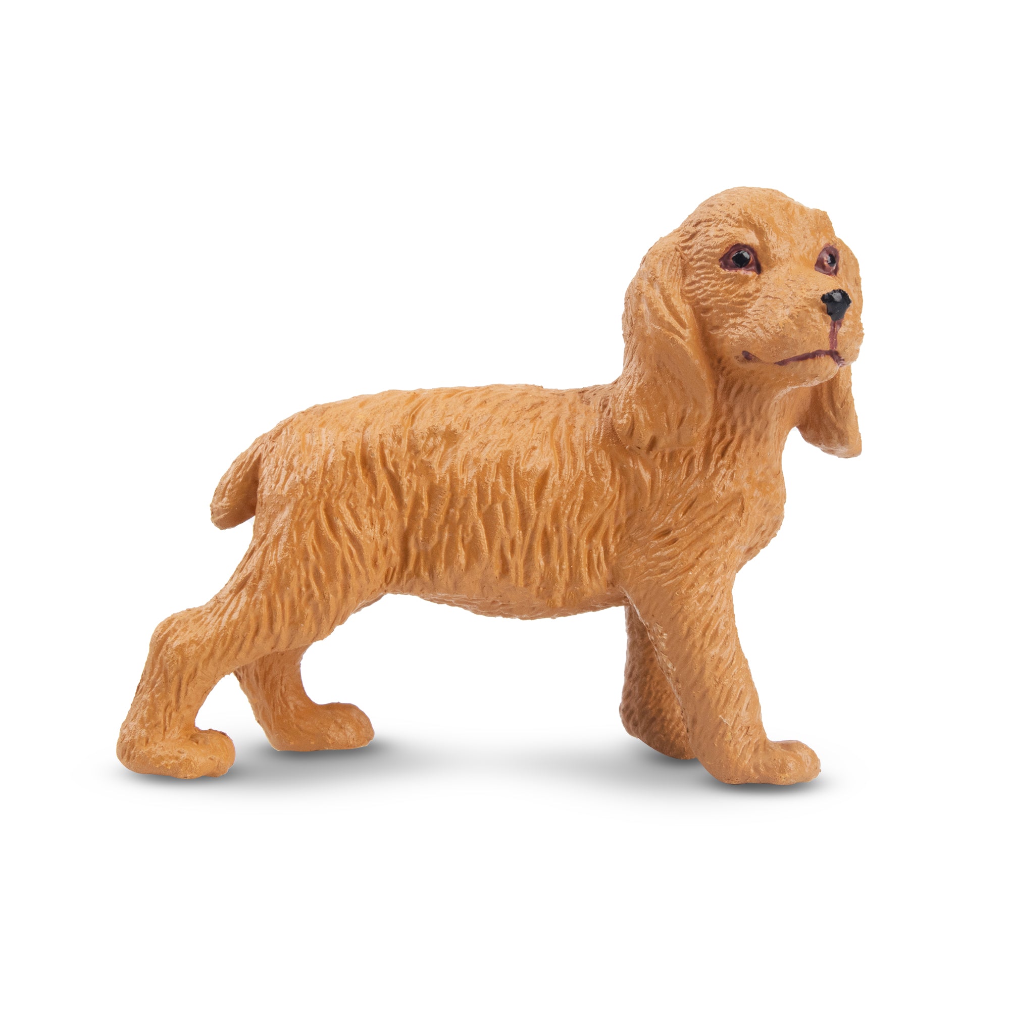 Toymany Mini Standing Golden Cocker Spaniel Puppy Figurine Toy