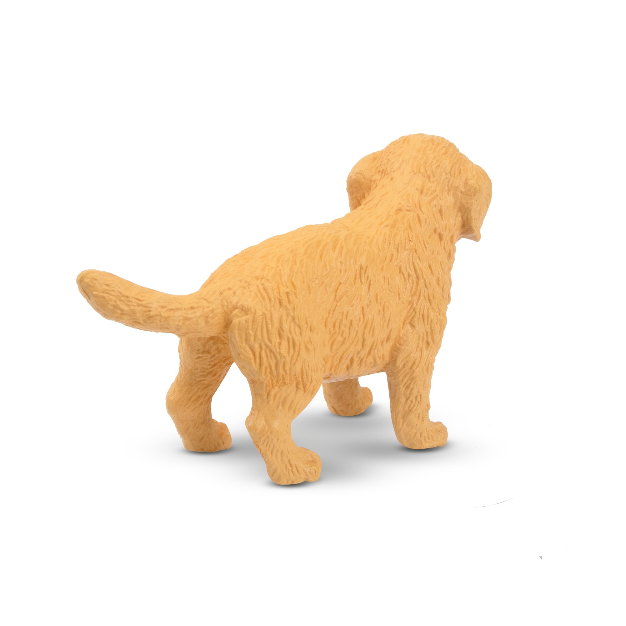 Toymany Mini Standing Golden Retriever Puppy Figurine Toy-back