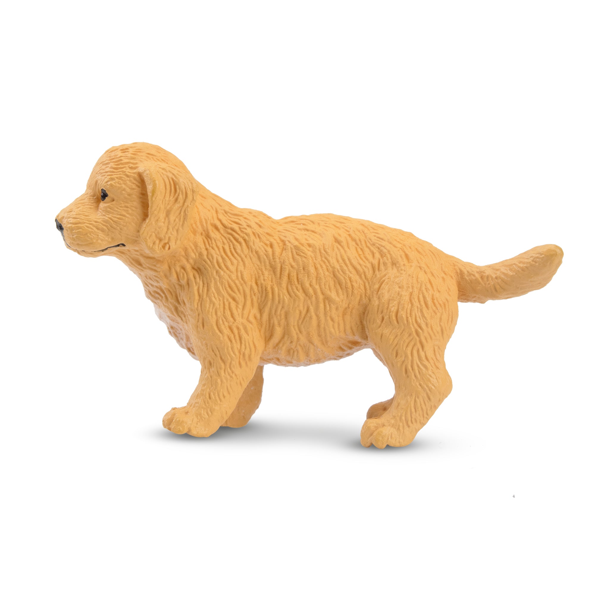 Toymany Mini Standing Golden Retriever Puppy Figurine Toy-side