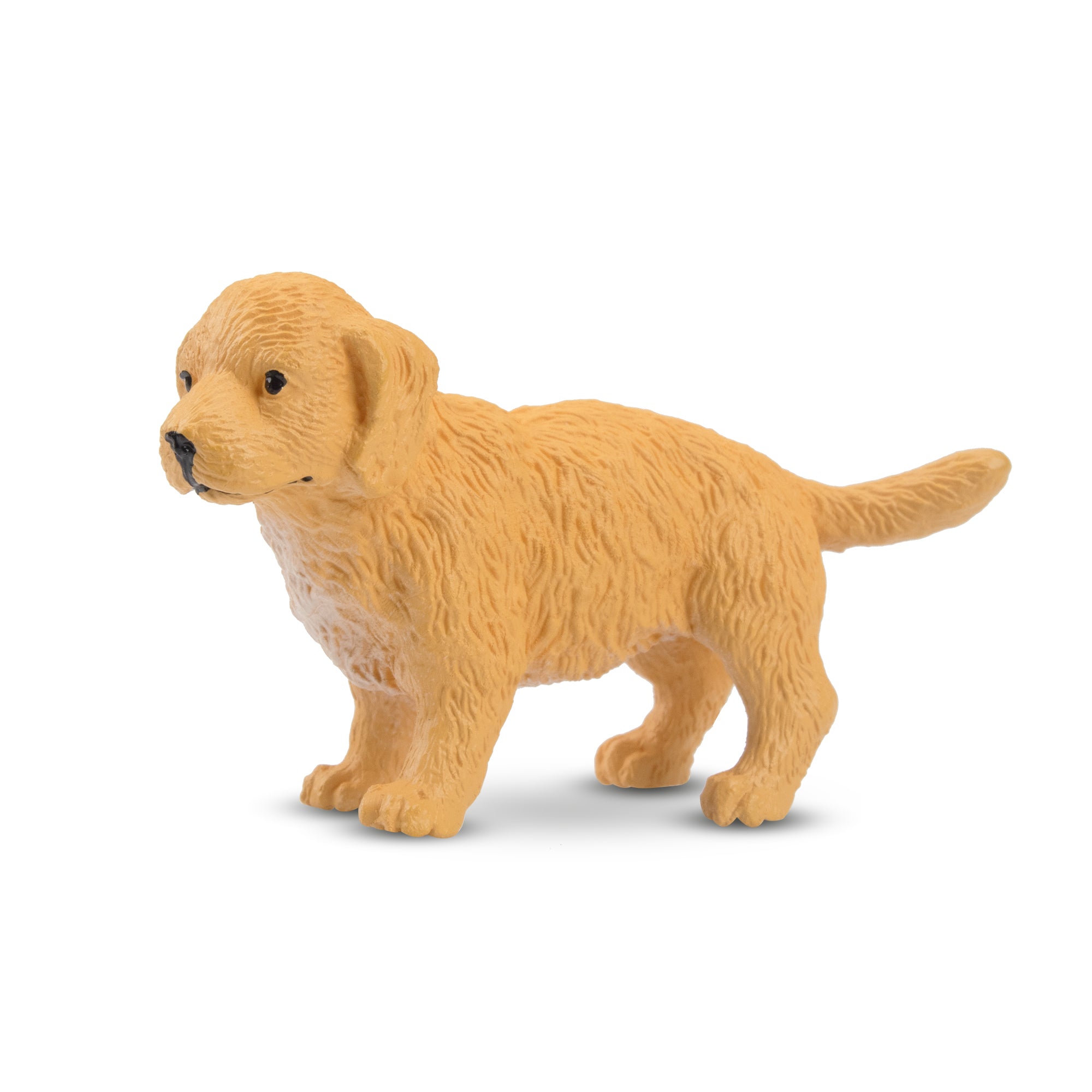 Toymany Mini Standing Golden Retriever Puppy Figurine Toy