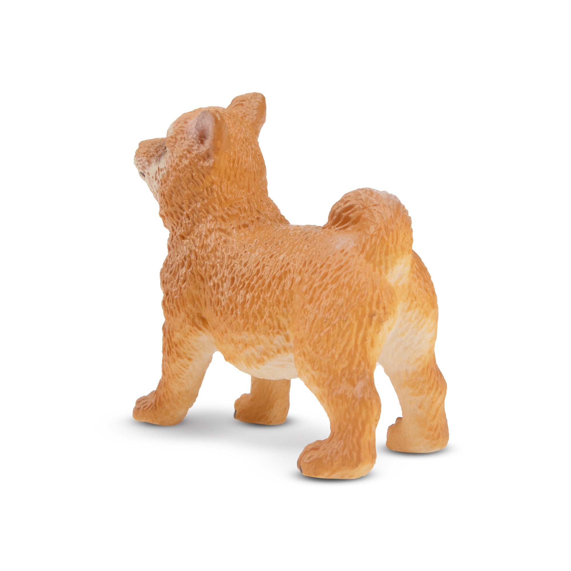 Toymany Mini Standing Japanese Shiba Inu Puppy Figurine Toy-back