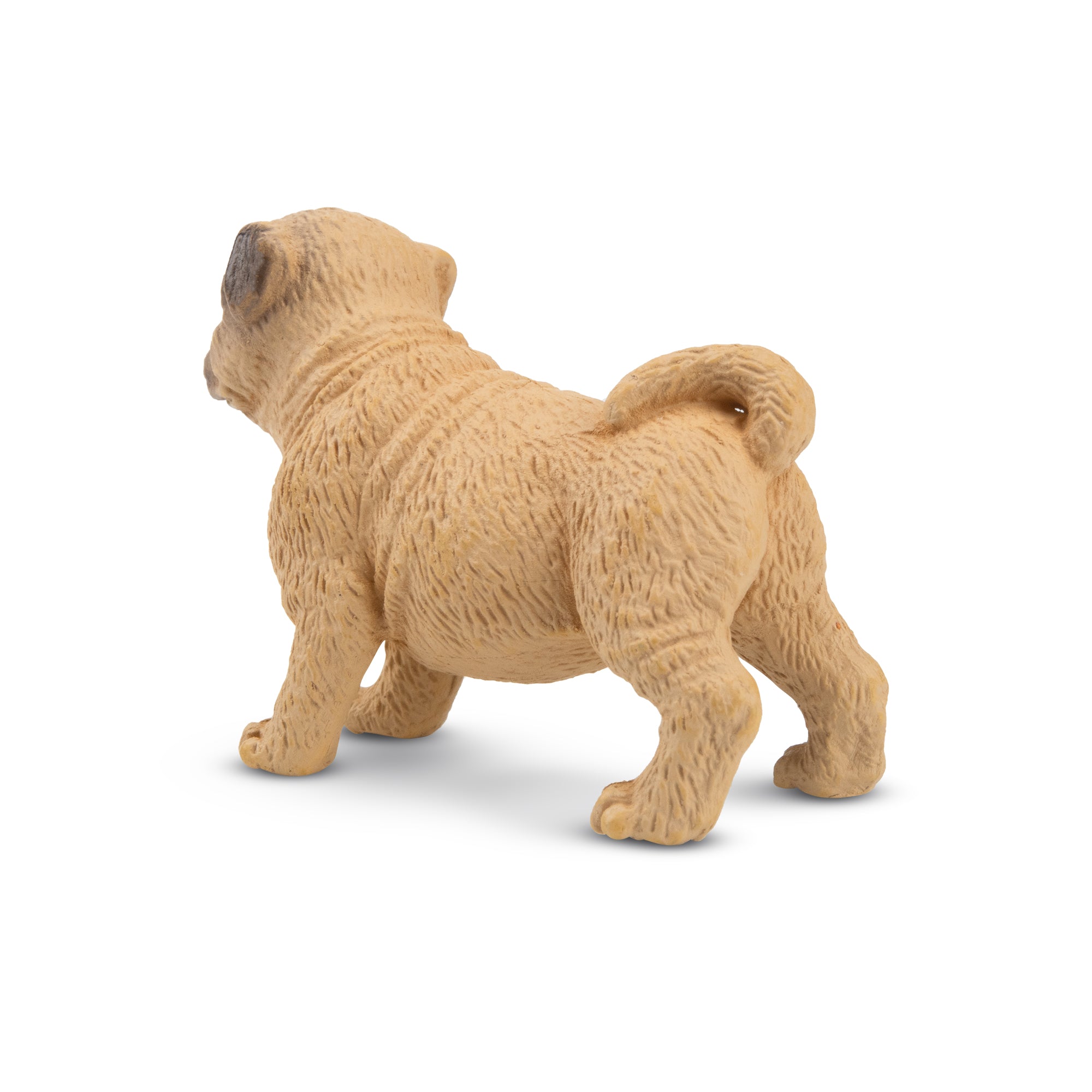 Toymany Mini Standing Pug Puppy Figurine Toy-back