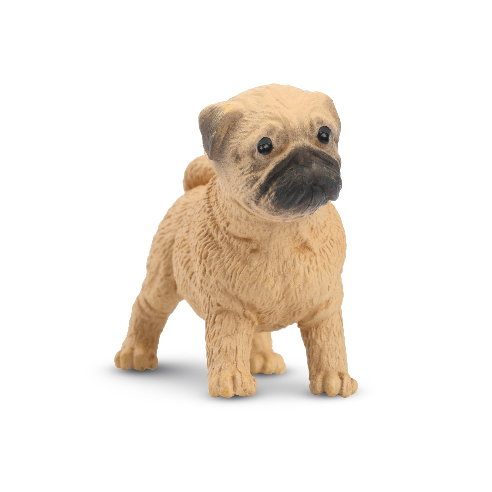Toymany Mini Standing Pug Puppy Figurine Toy-front