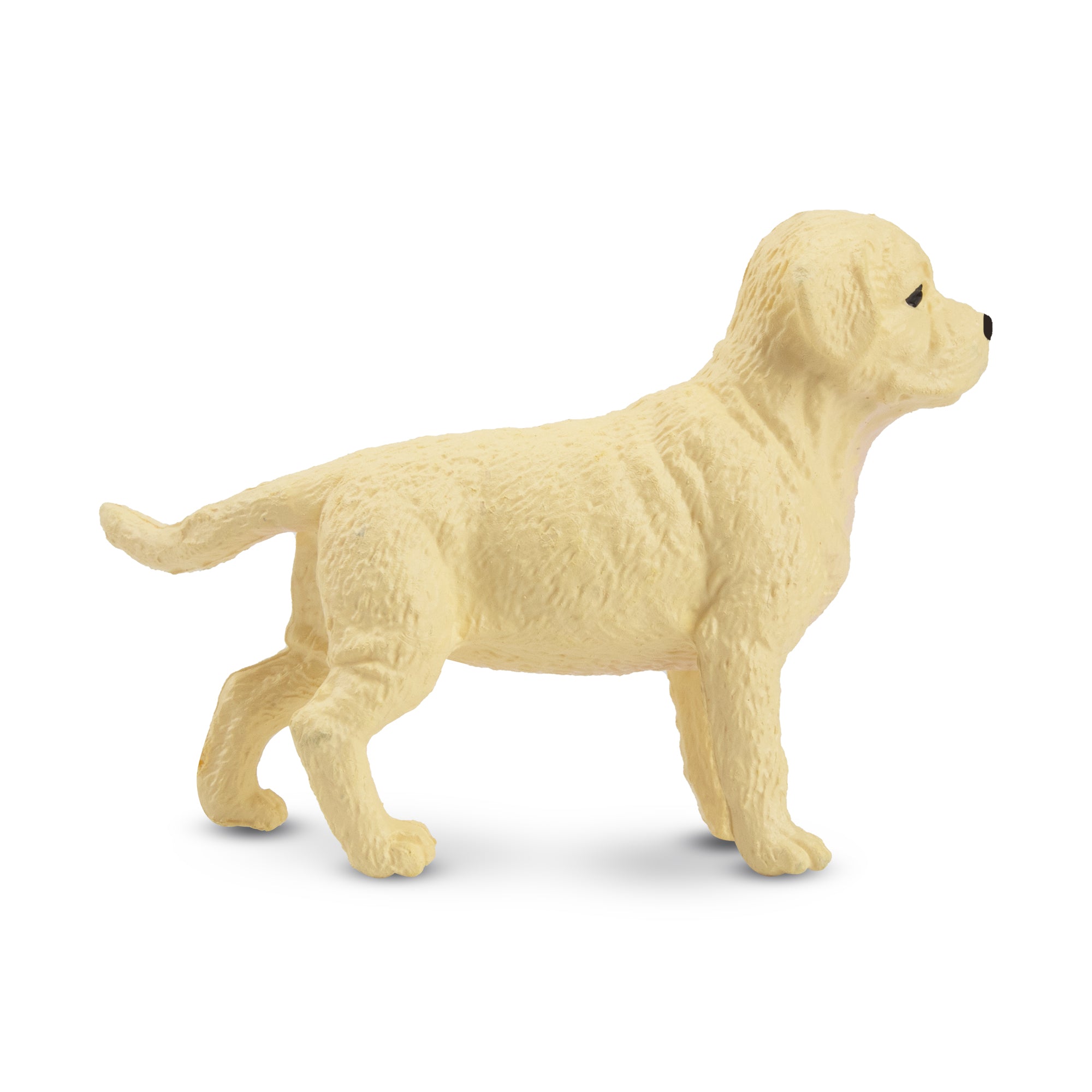 Toymany Mini Standing White Boxer Puppy Figurine Toy-2