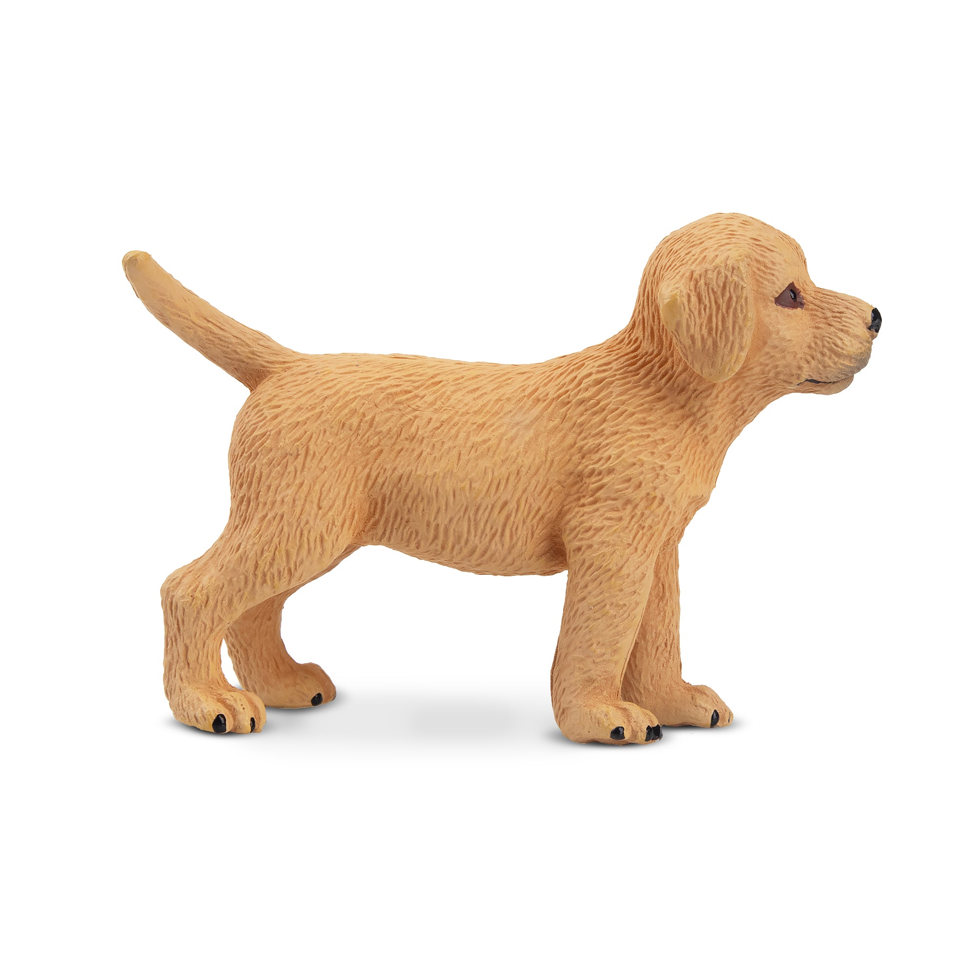Toymany Mini Standing Yellow Labrador Retriever Puppy Figurine Toy-2