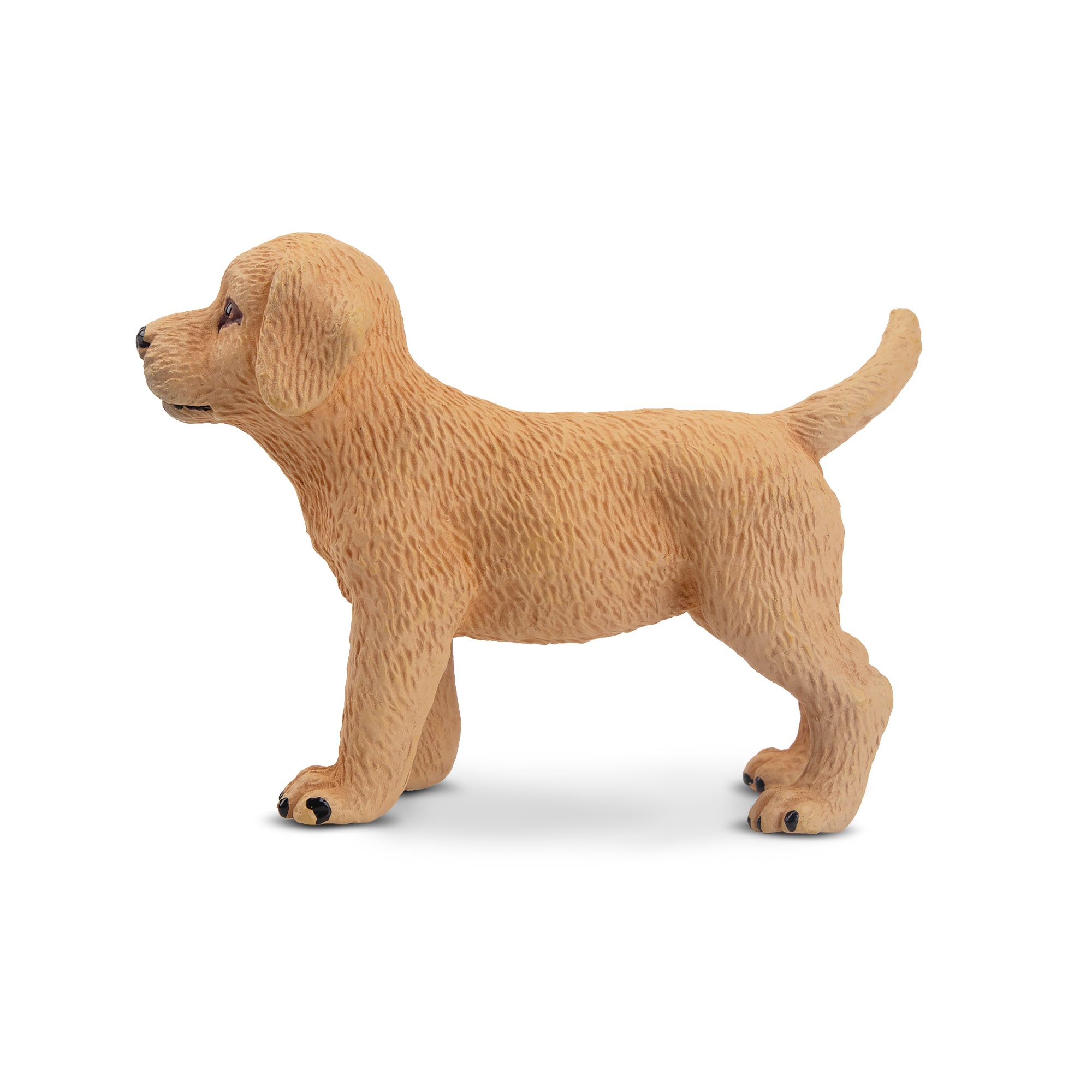 Toymany Mini Standing Yellow Labrador Retriever Puppy Figurine Toy