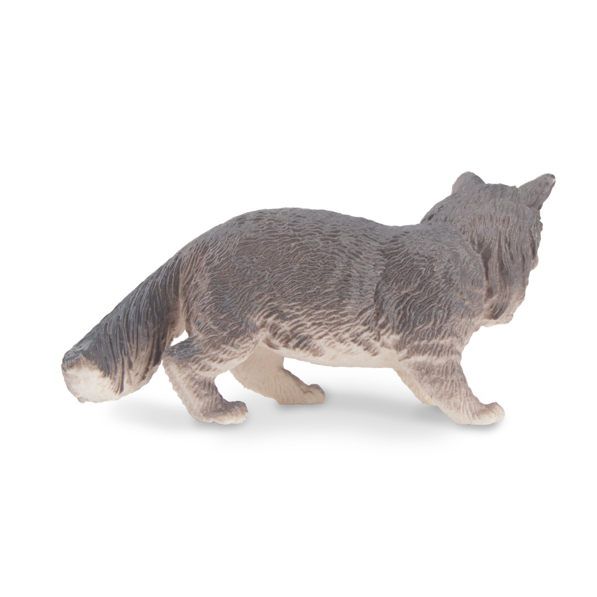 Toymany Mini Striding Grey Norwegian Forest Cat Figurine Toy-2