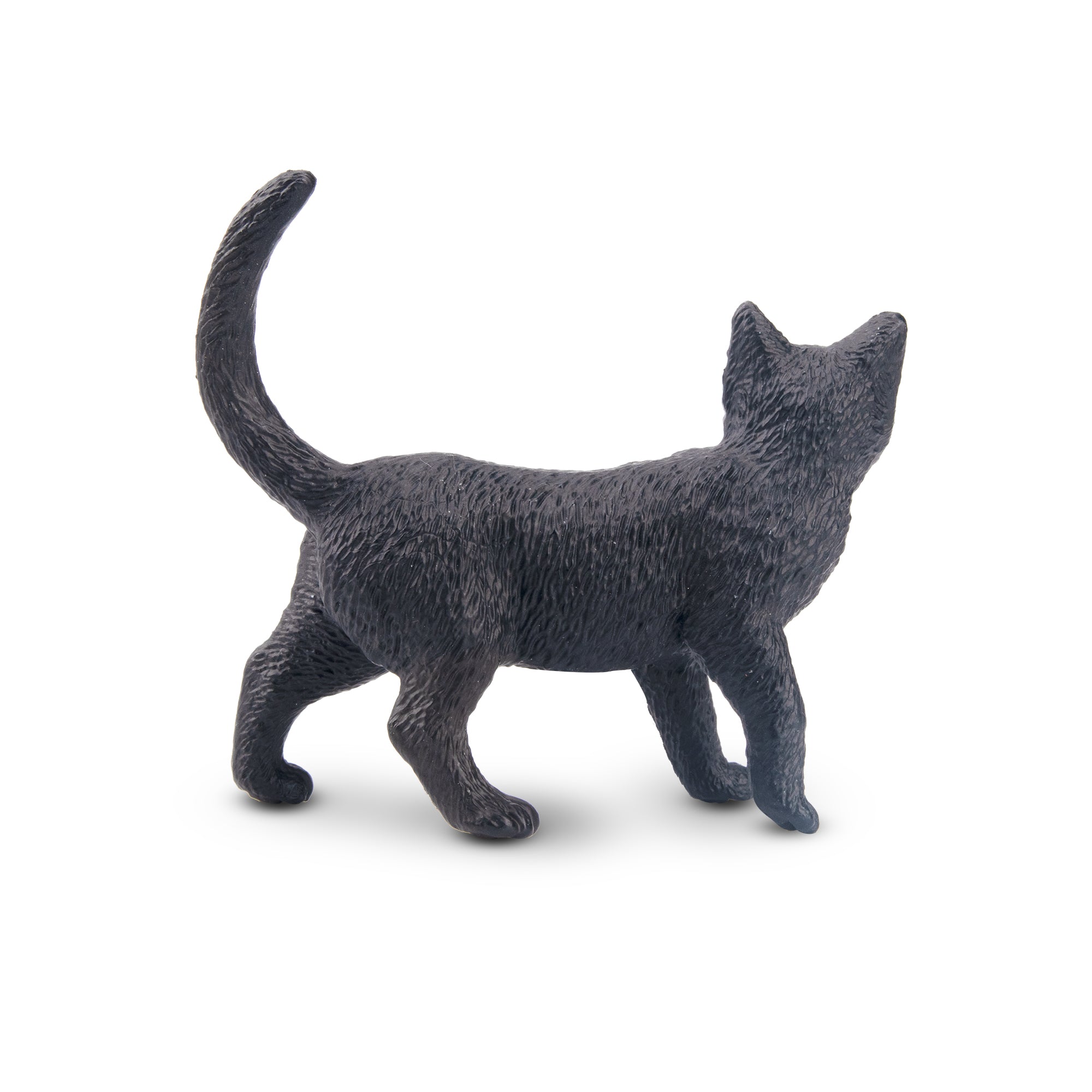 Toymany Mini Walking Black Cat Figurine Toy-2