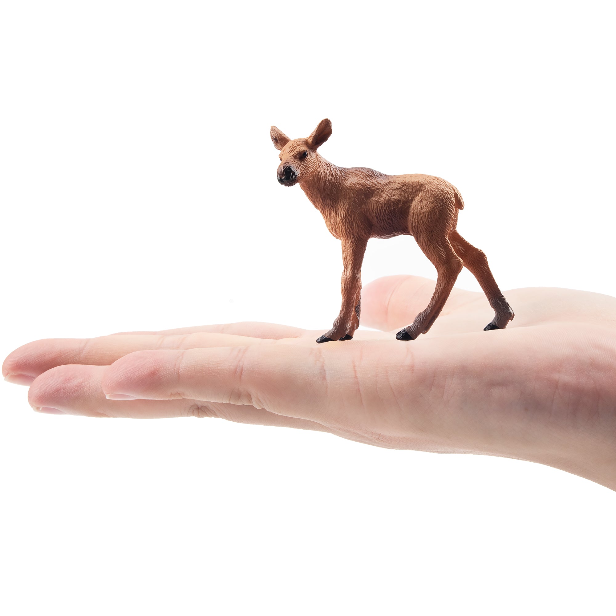 Toymany Moose Calf Figurine Toy-on hand