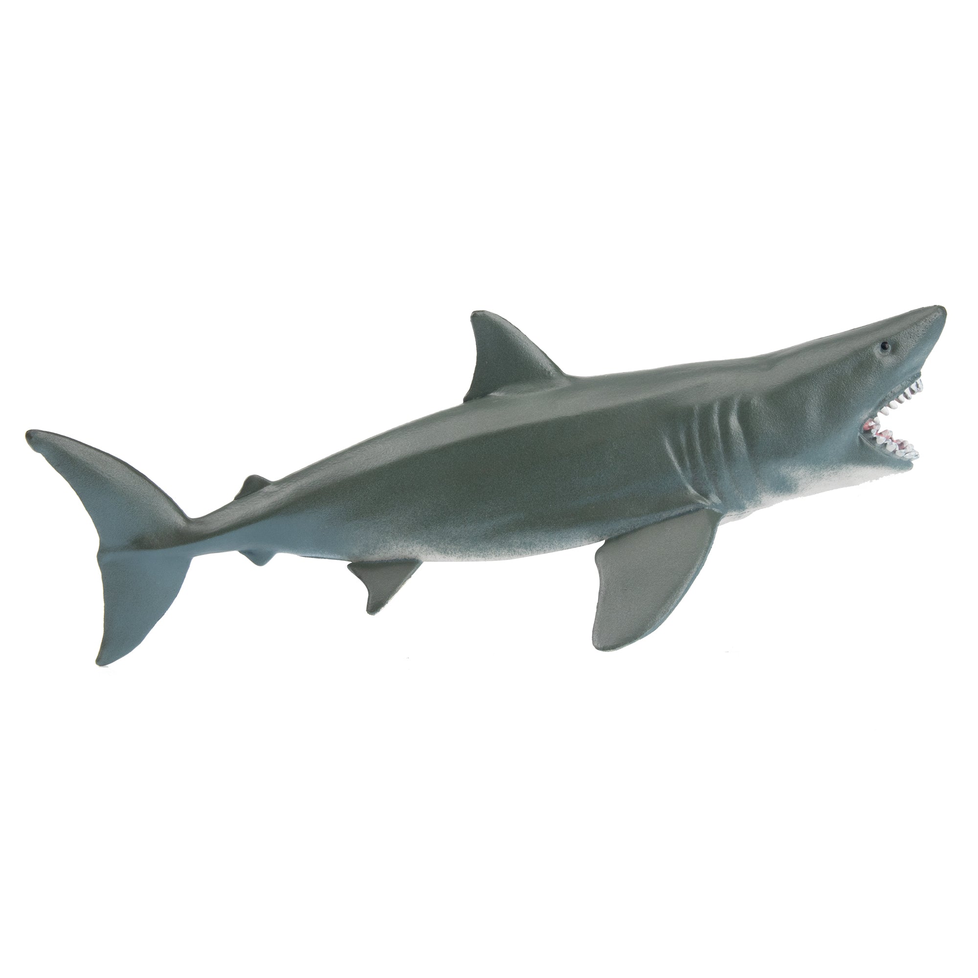 Toymany Open-Mouthed Great White Shark Figurine Toy