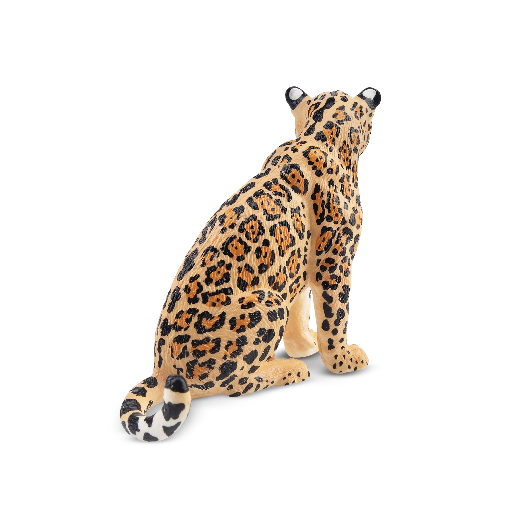 Toymany Sitting Female Jaguar Figurine Toy-back