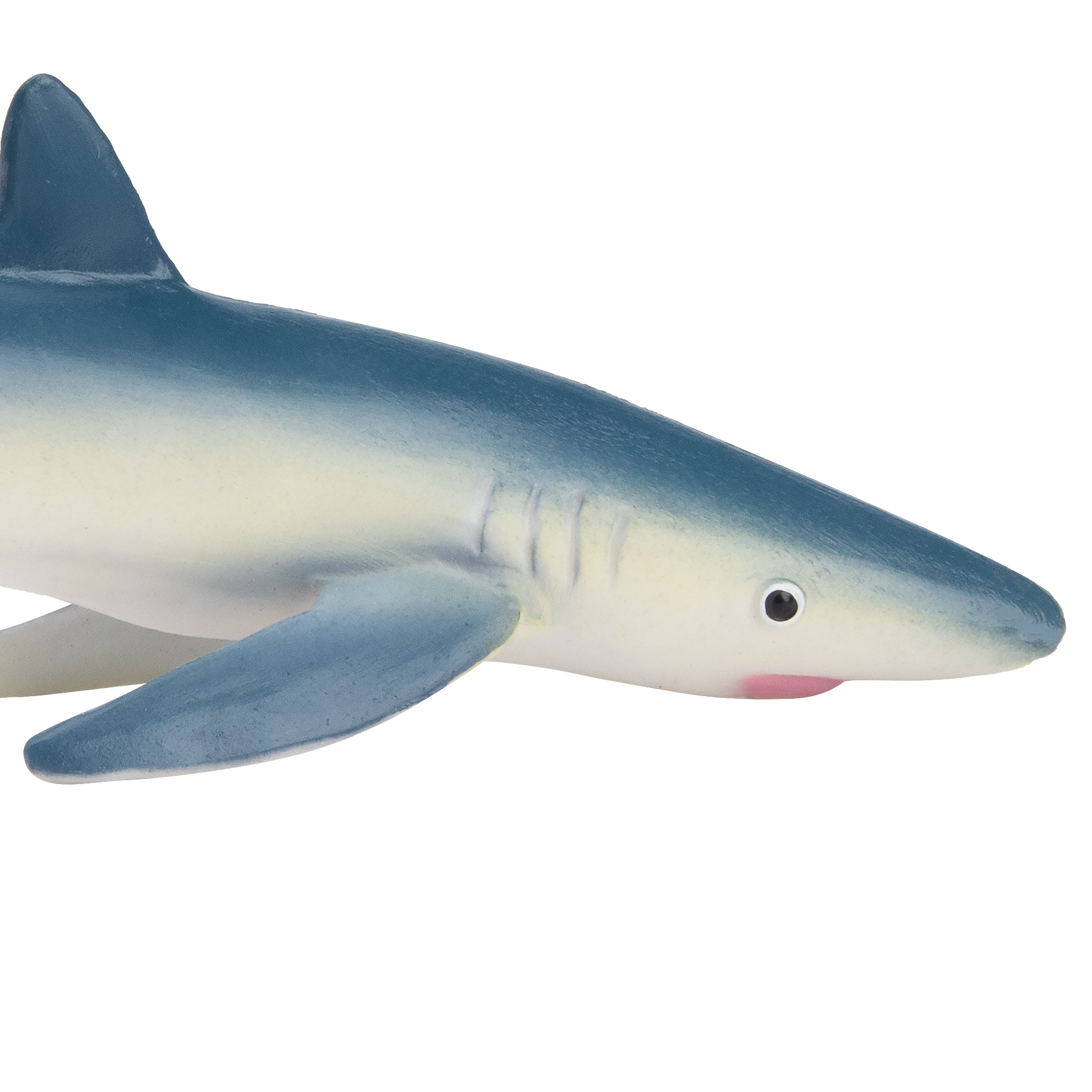Toymany Small Size Blue Shark Figurine Toy-detail