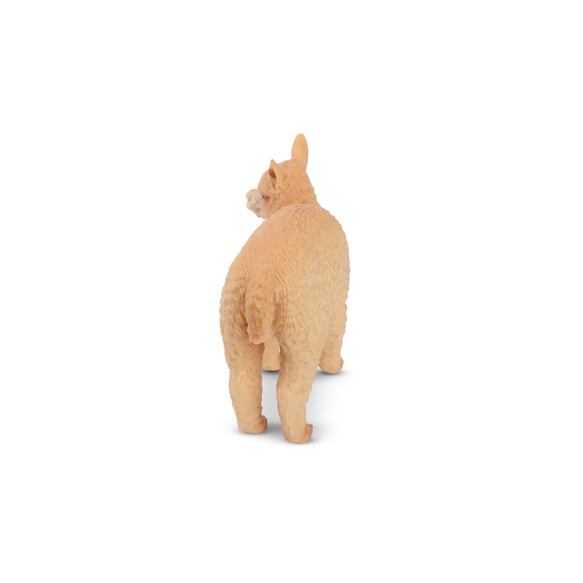 Toymany Standing Alpaca Baby Figurine Toy-back