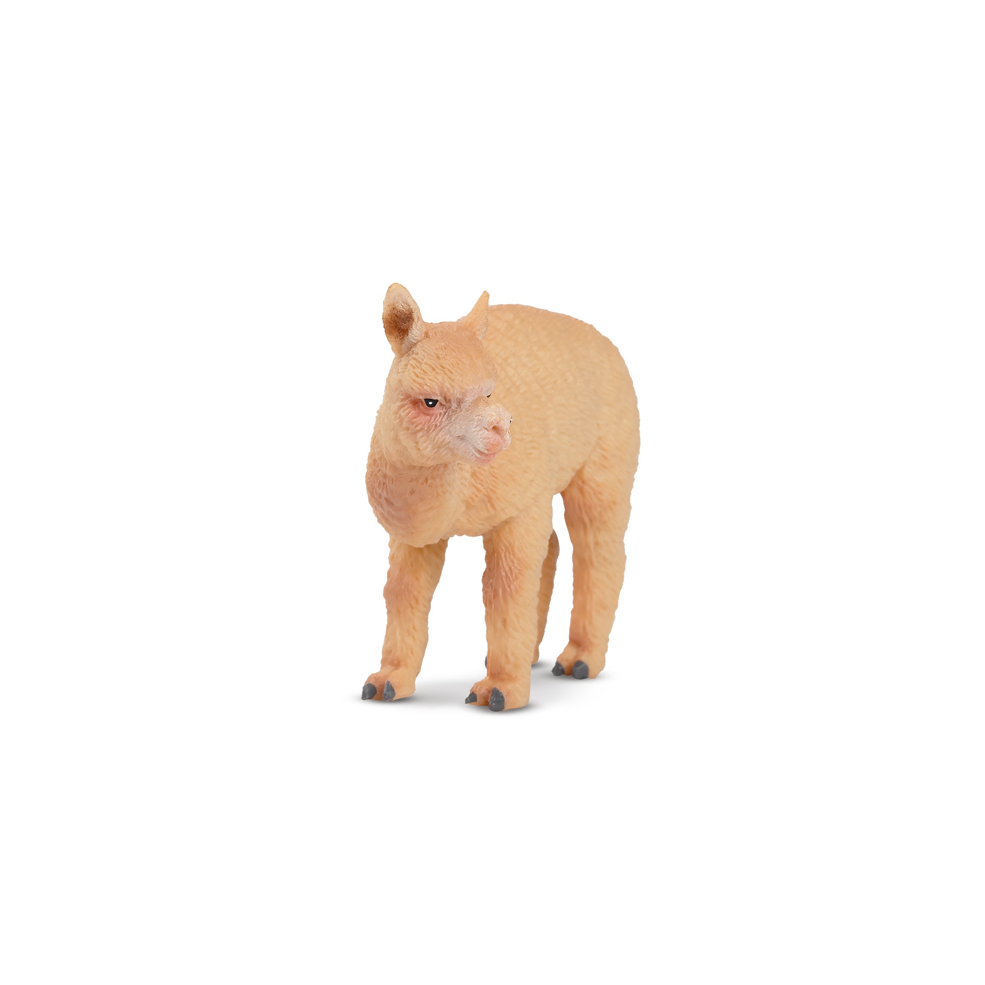 Toymany Standing Alpaca Baby Figurine Toy-front 
