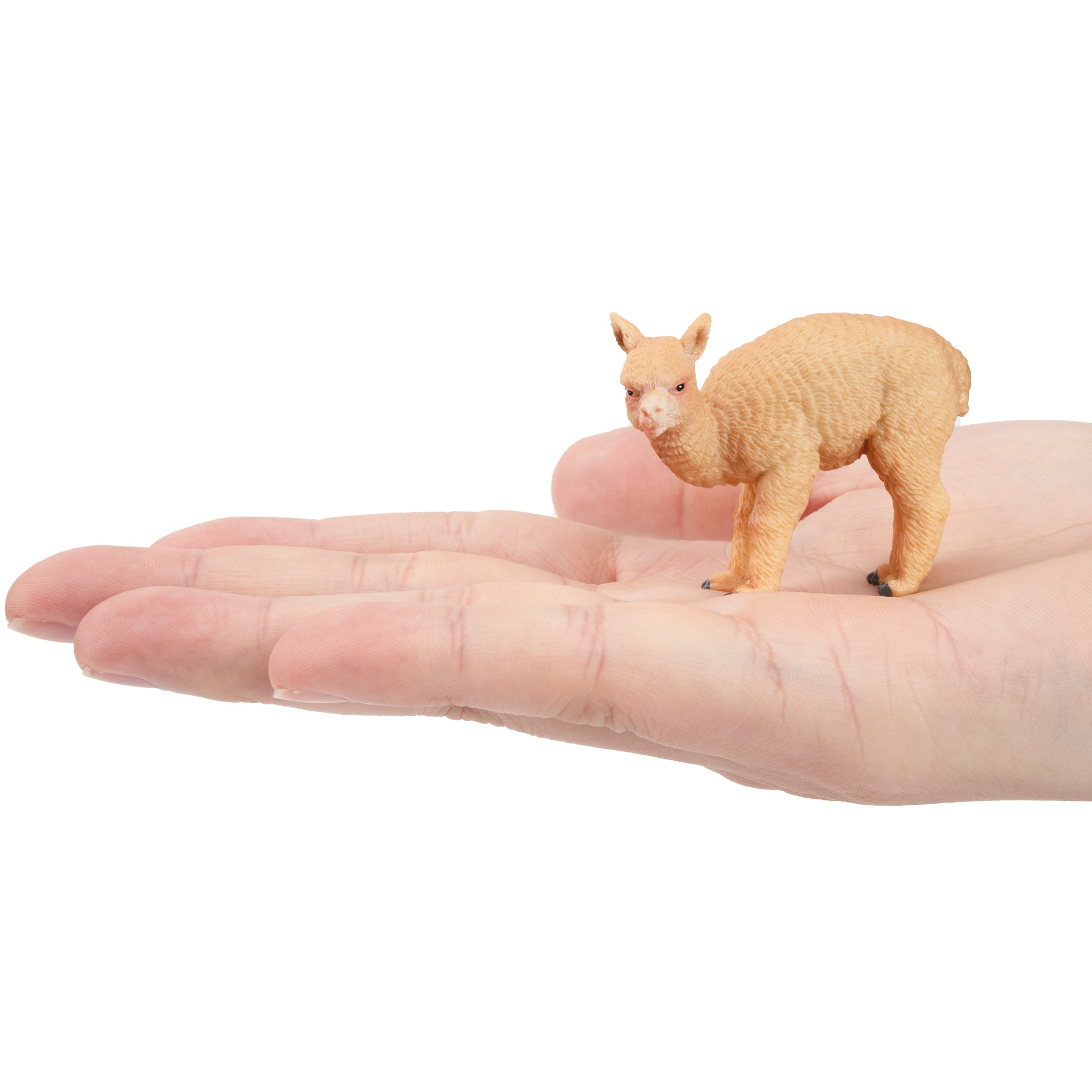 Toymany Standing Alpaca Baby Figurine Toy-on hand