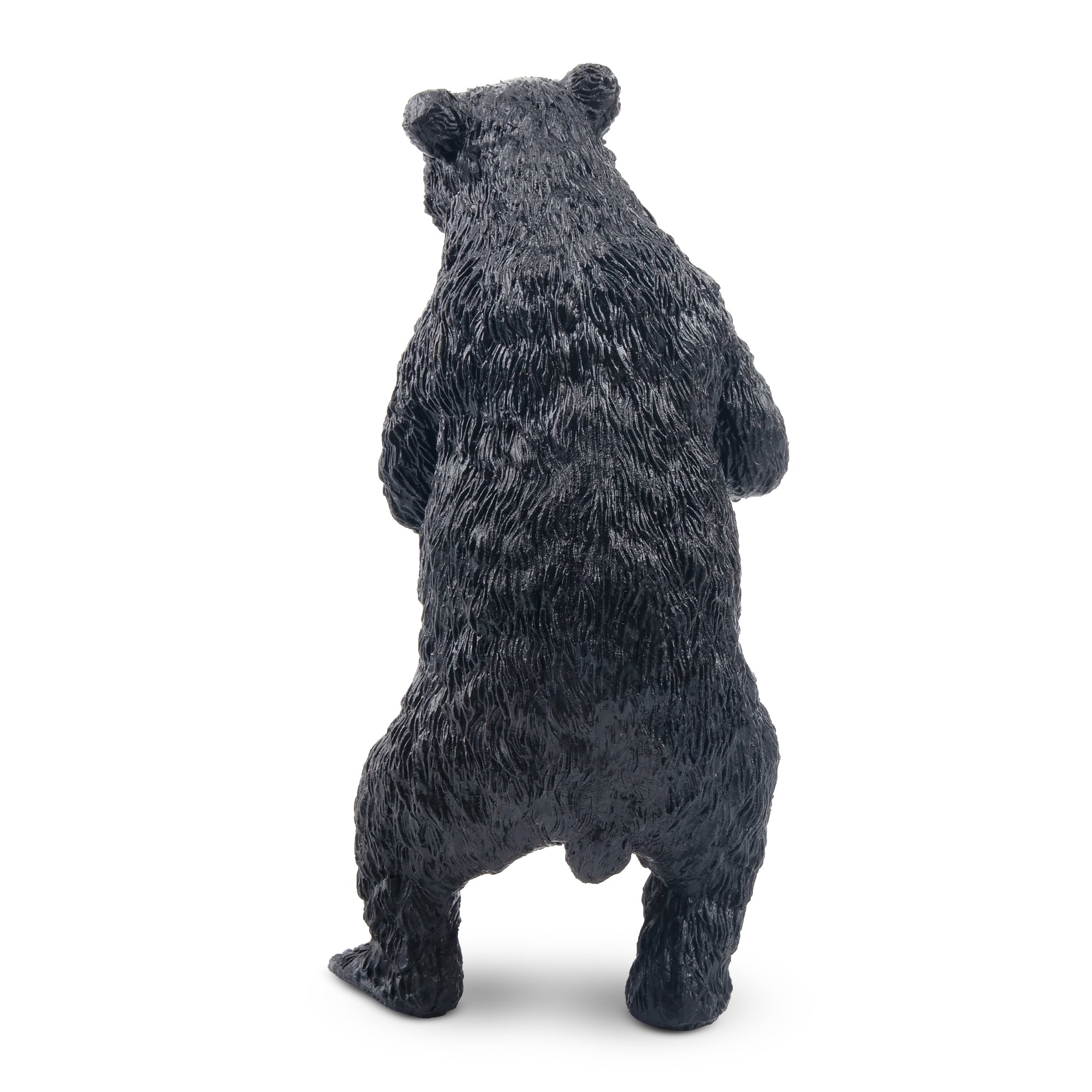 Toymany Standing Black Bear Figurine Toy-back