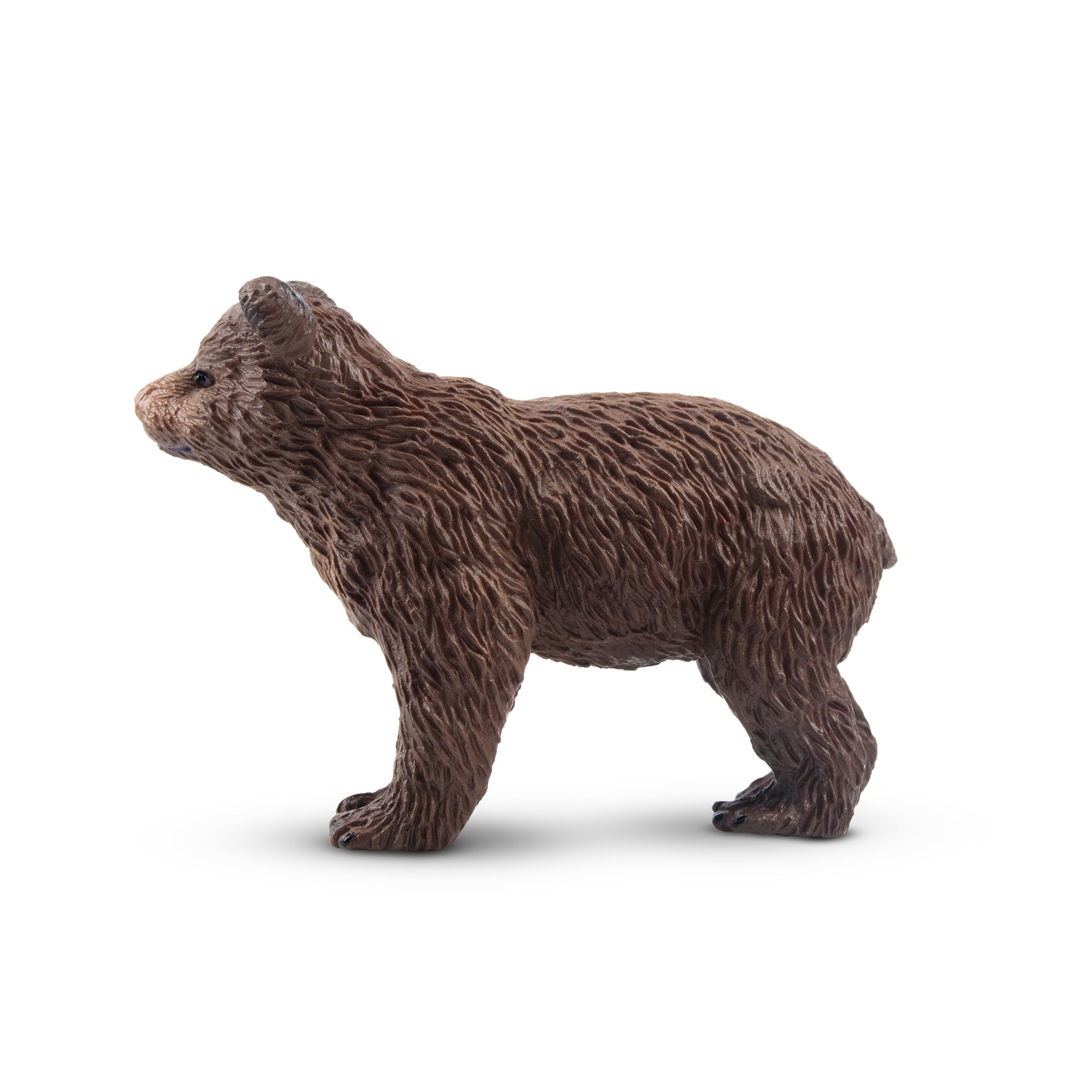 Toymany Standing Brown Bear Cub Figurine Toy-3
