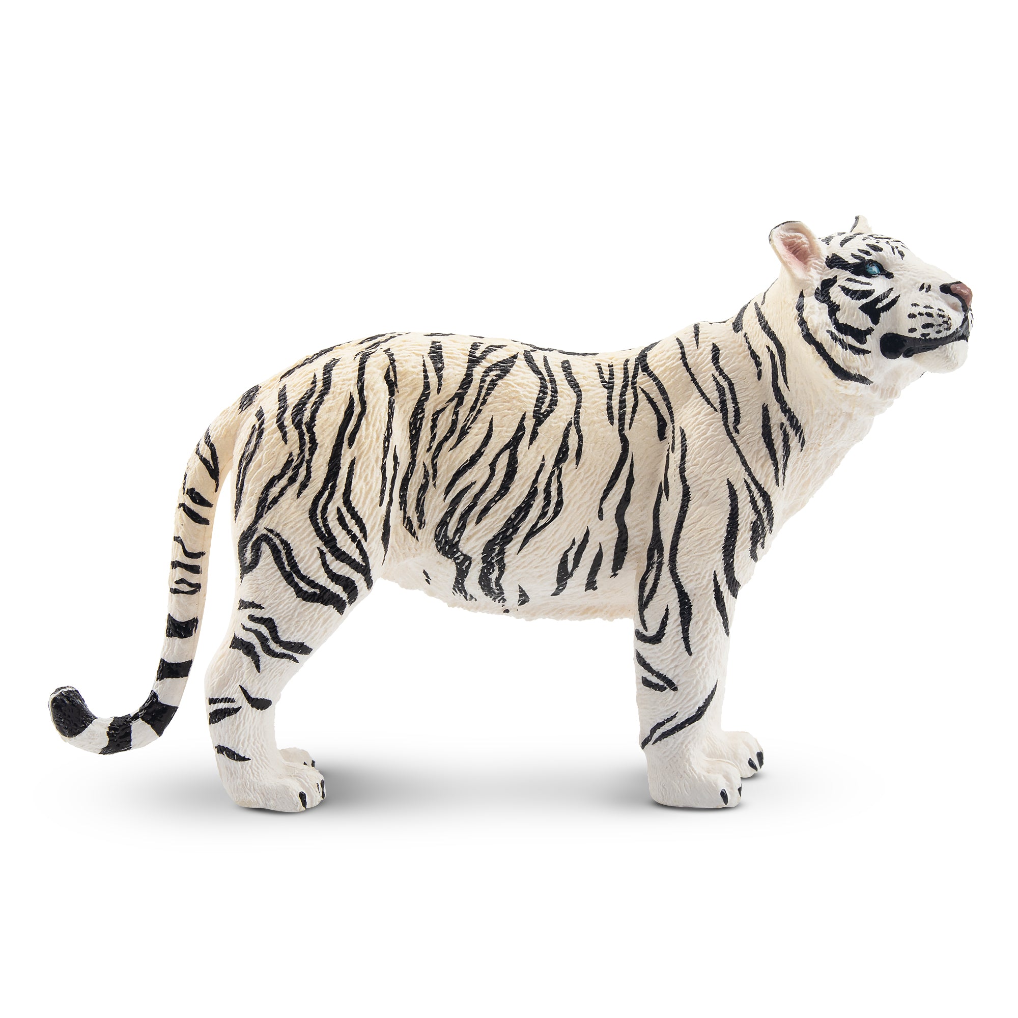 Toymany Staning White Tigress Figurine Toy