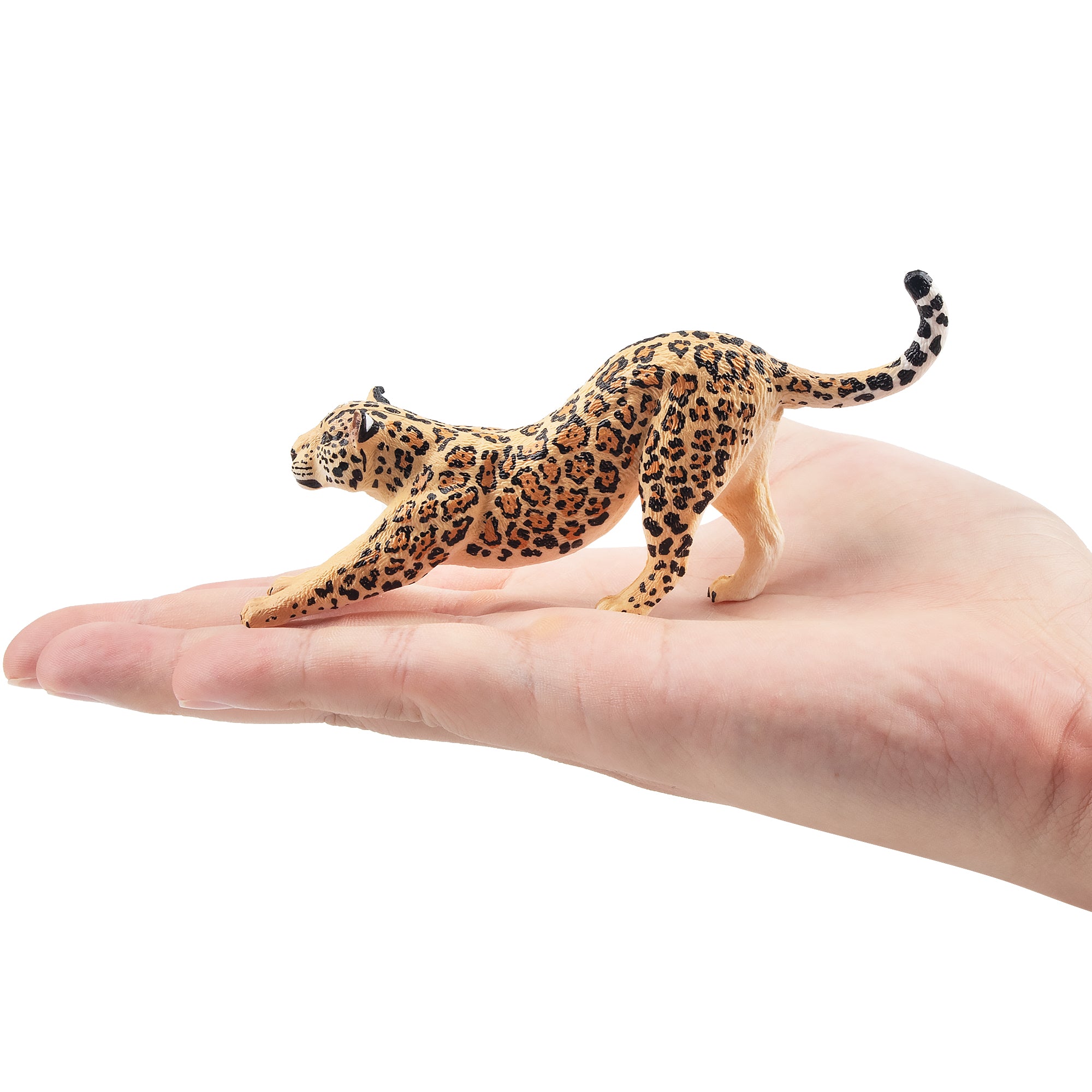 Toymany Stretching Male Jaguar Figurine Toy-on hand