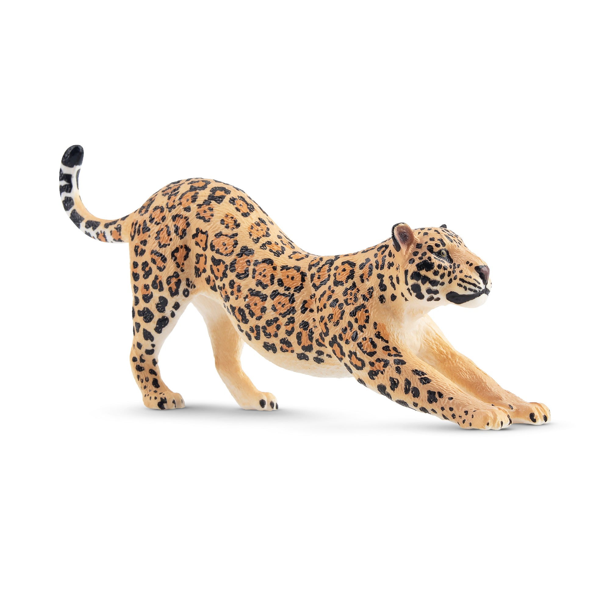 Toymany Stretching Male Jaguar Figurine Toy