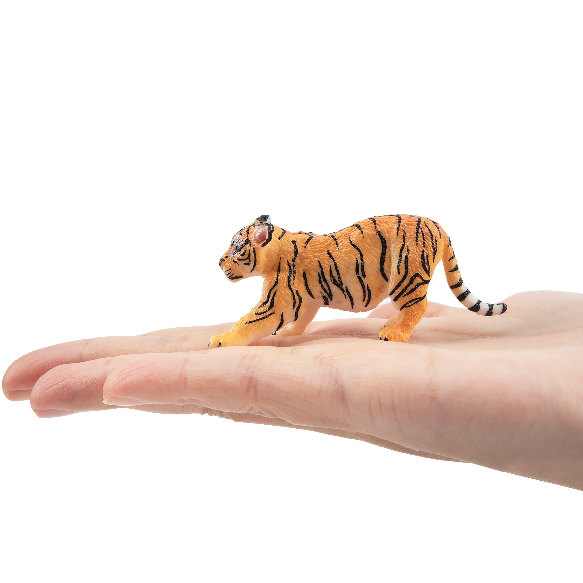 Toymany Stretching Tiger Cub Figurine Toy-on hand