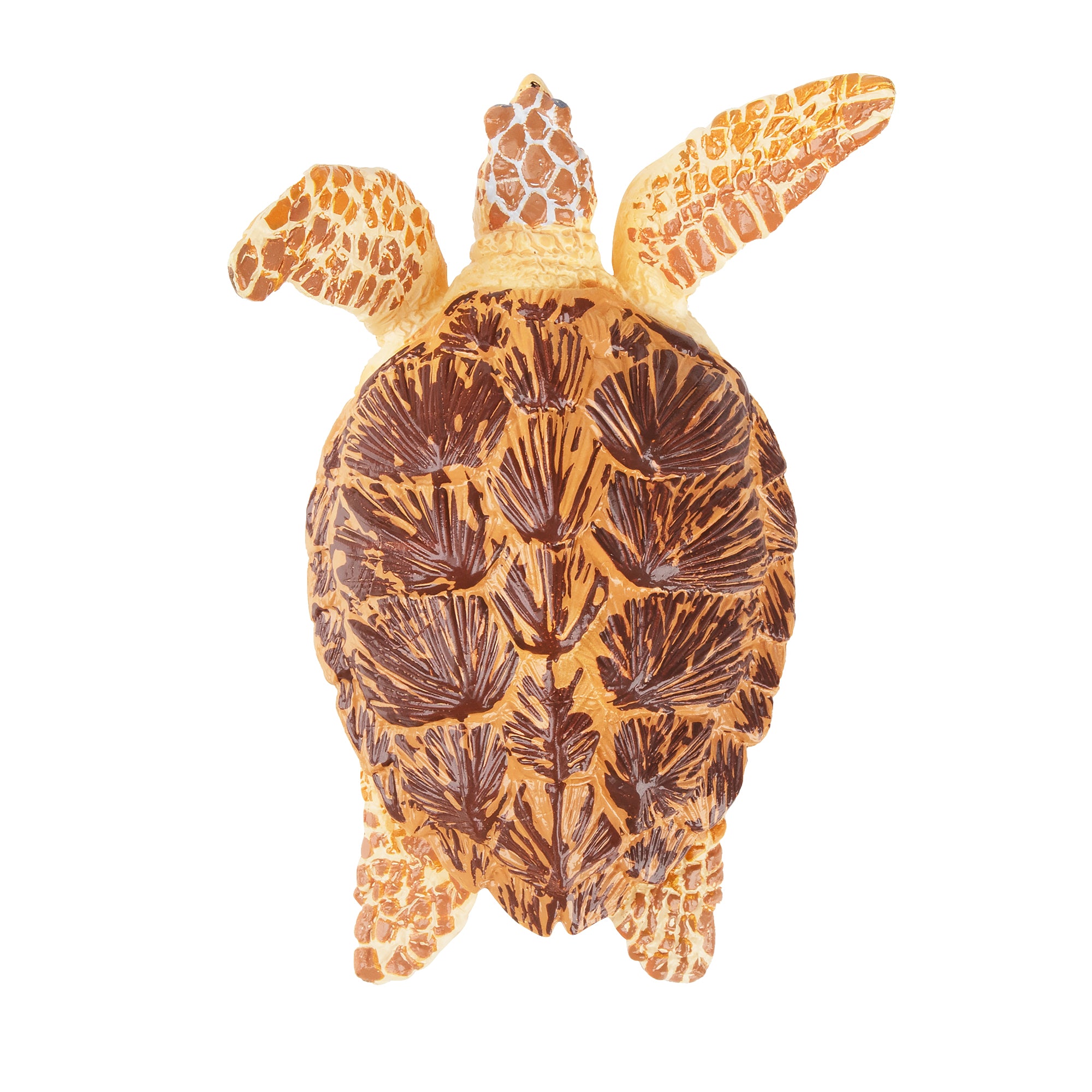 Toymany Swimming Hawksbill Sea Turtle Figurine Toy-top
