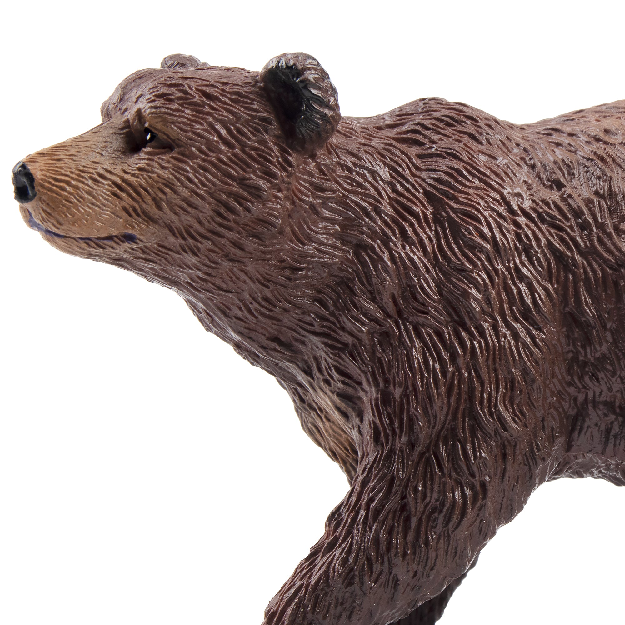 Toymany Walking Brown Bear Figurine Toy-detail