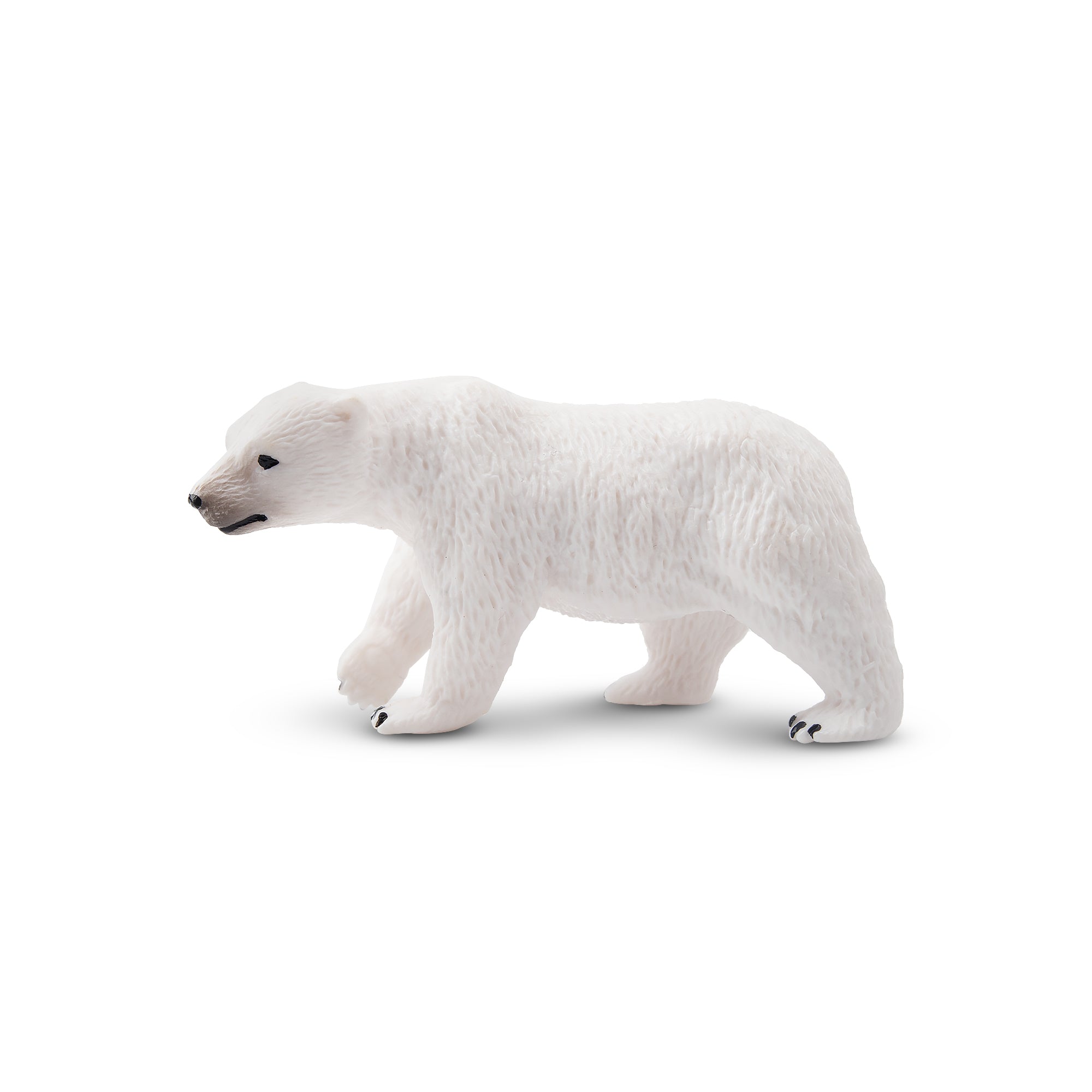 Toymany Walking Polar Bear Figurine Toy