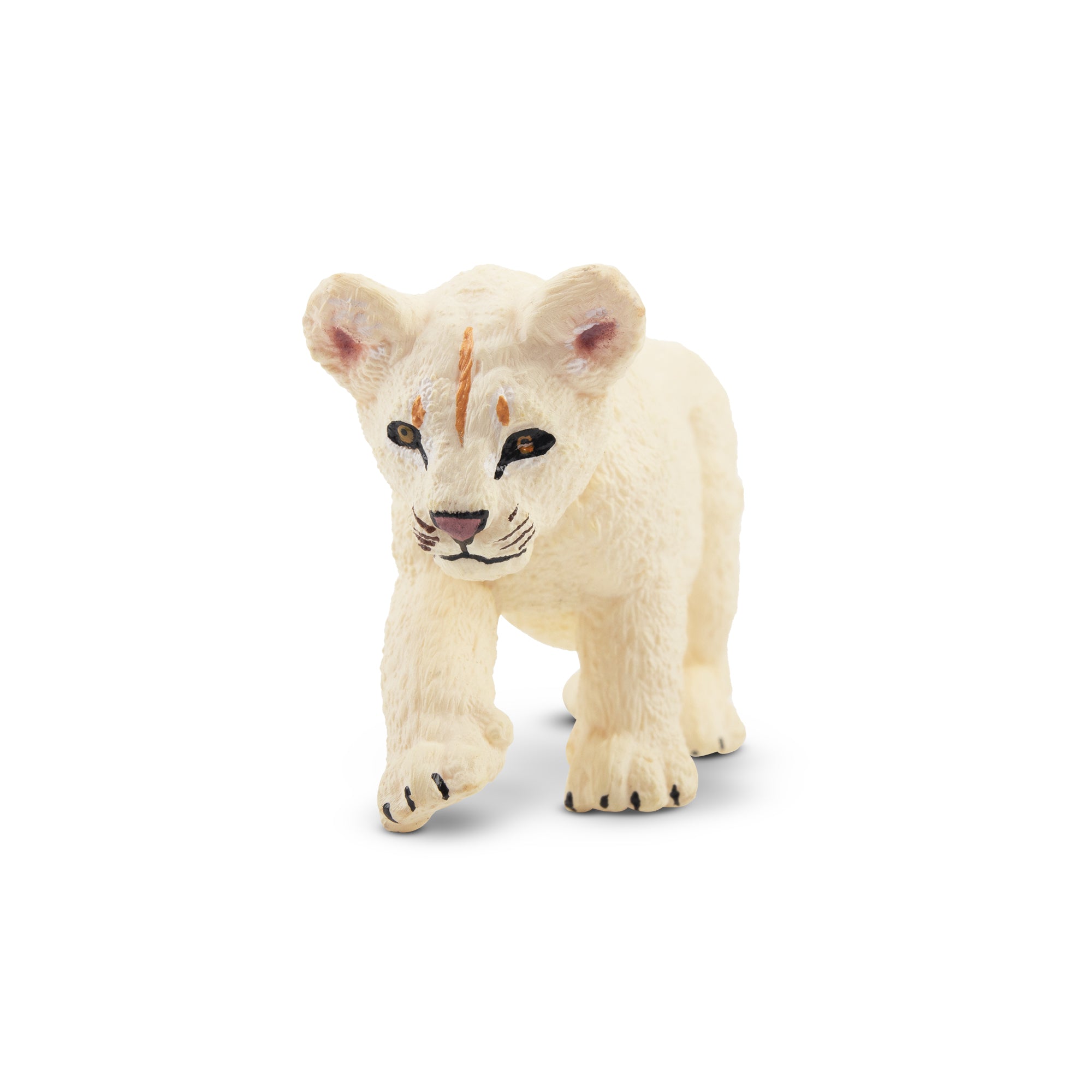 Toymany Walking White Lion Cub Figurine Toy-front