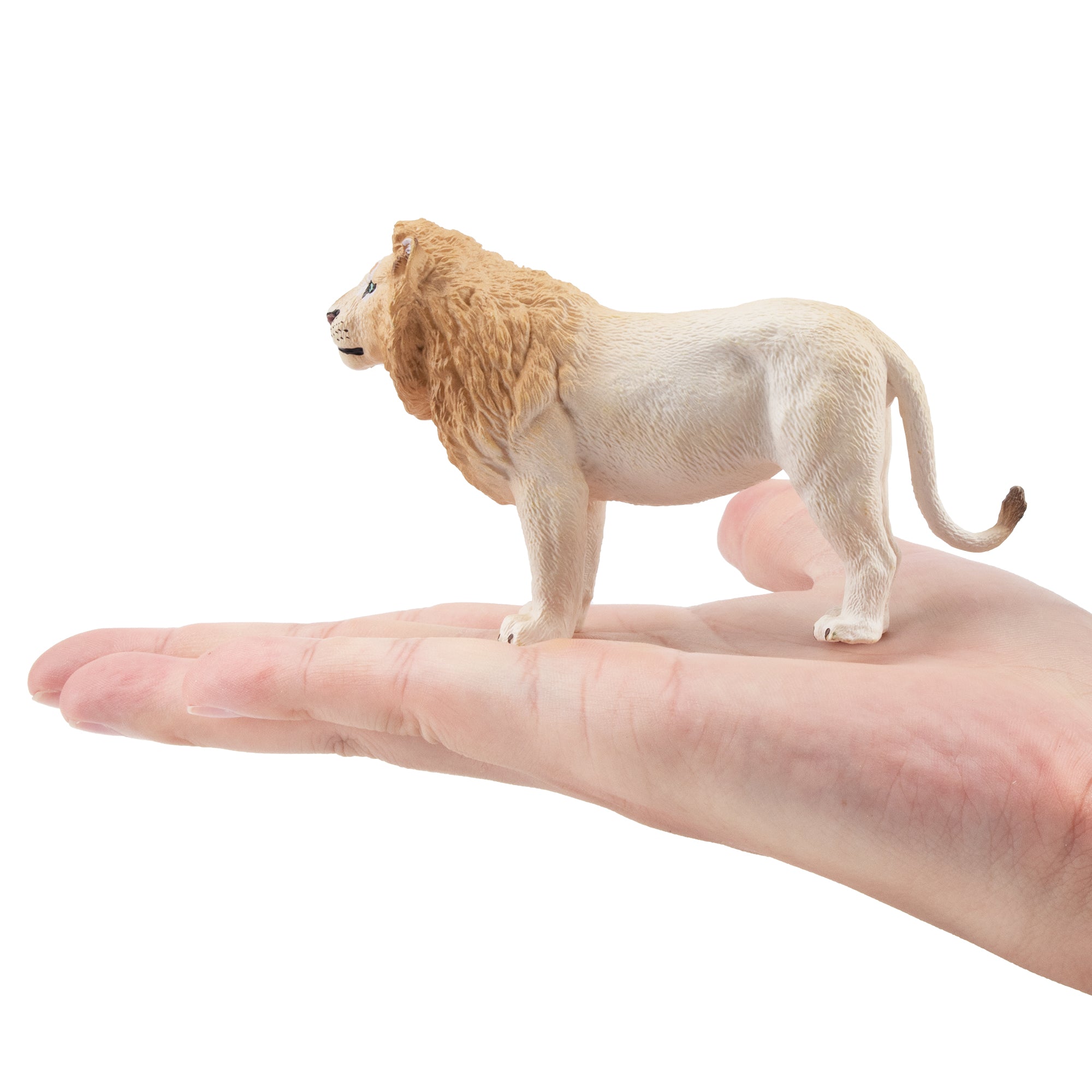 Toymany White Lion Figurine Toy-on hand