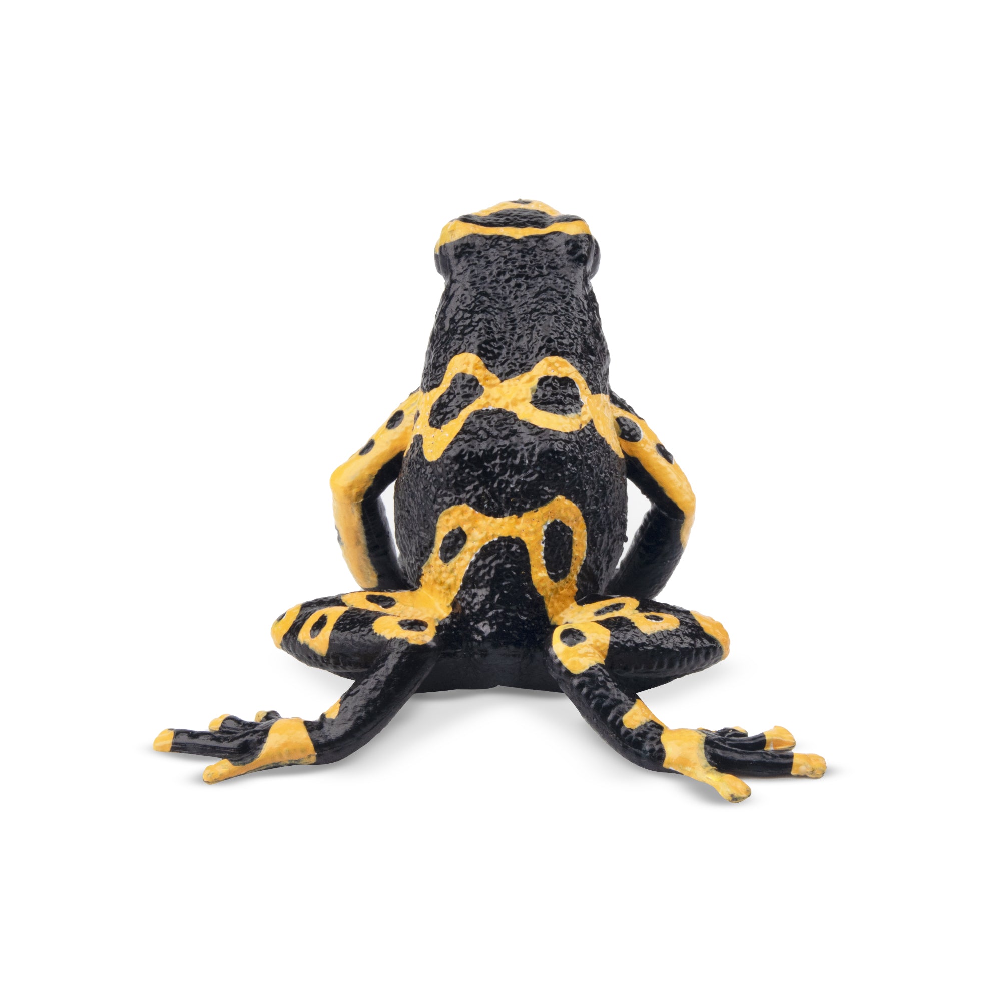 Toymany Yellow-banded Poison Dart Frog Figurine Toy-back