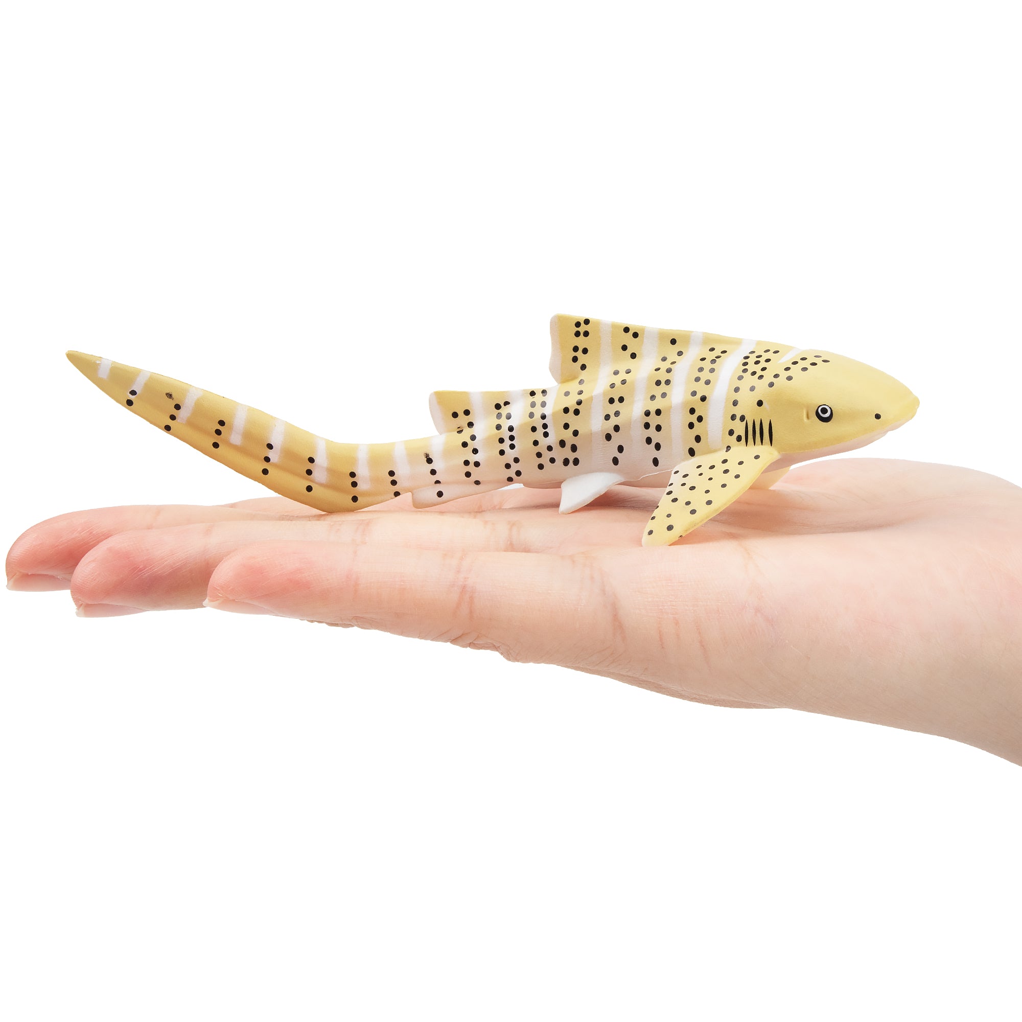 Toymany Zebra Shark Figurine Toy-on hand