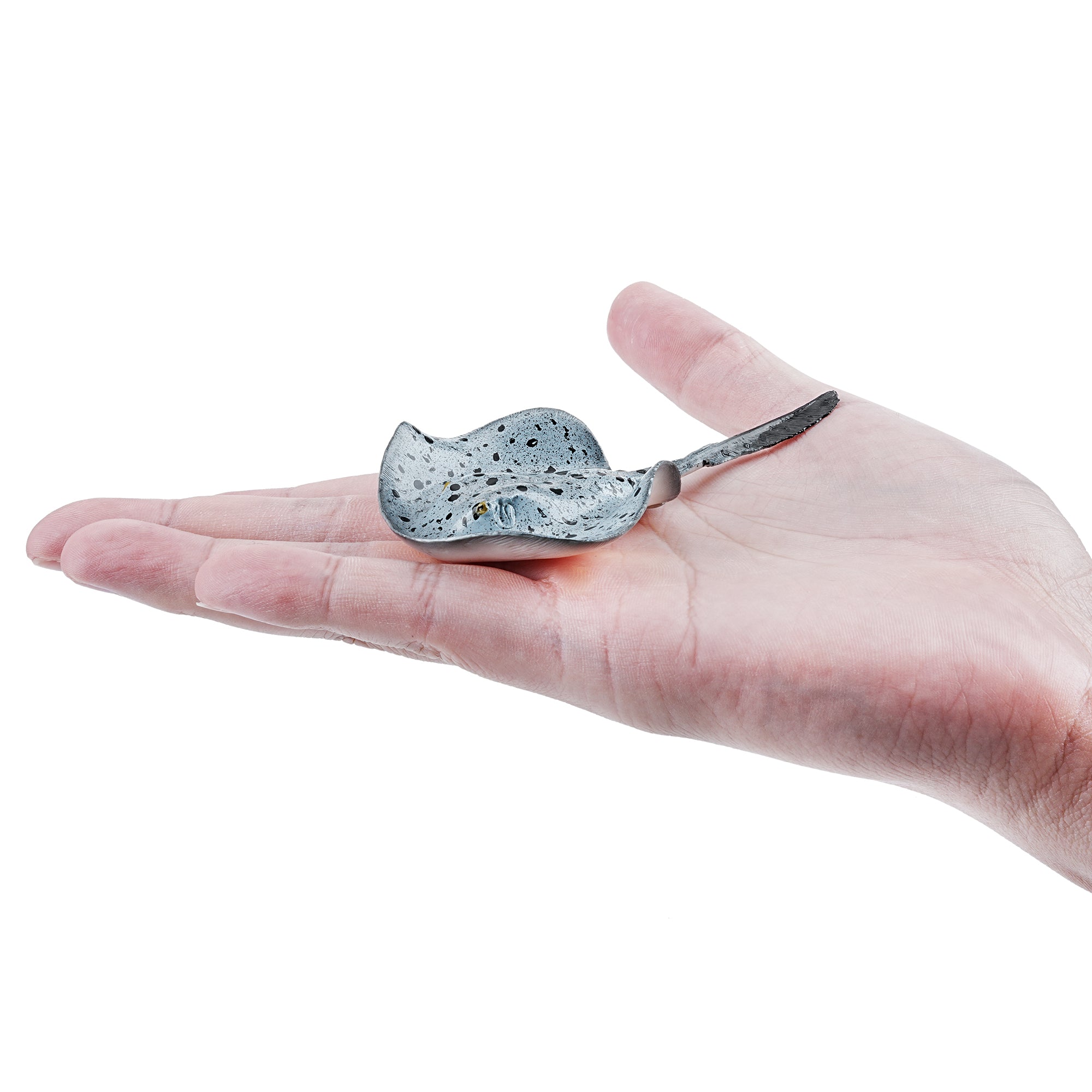 Toymany_Blotched_Fantail_Ray_Figurine_Toy_Small_Size-on_hand