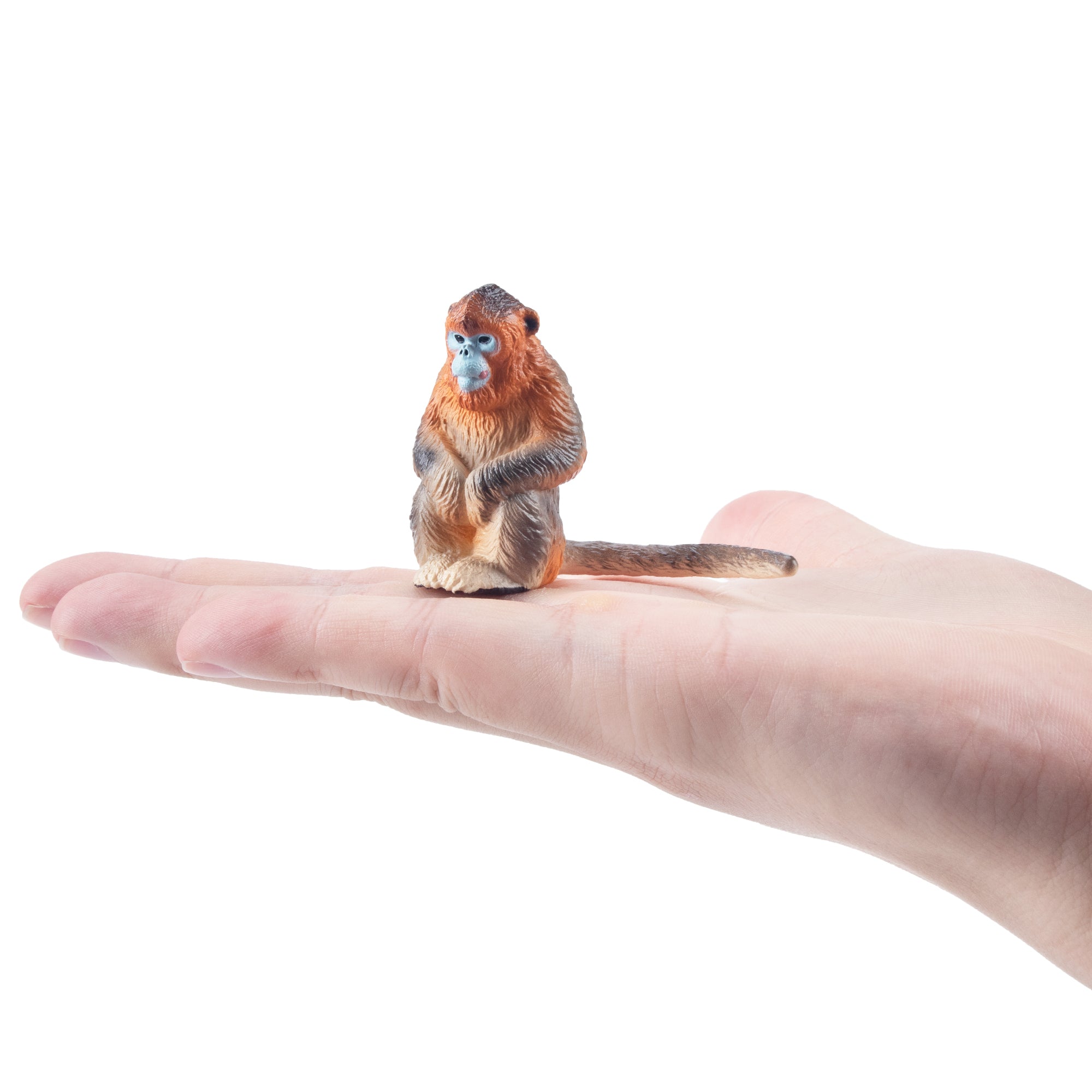 Toymany_Golden_Snub-nosed_Monkey_Figurine_Toy-on_hand