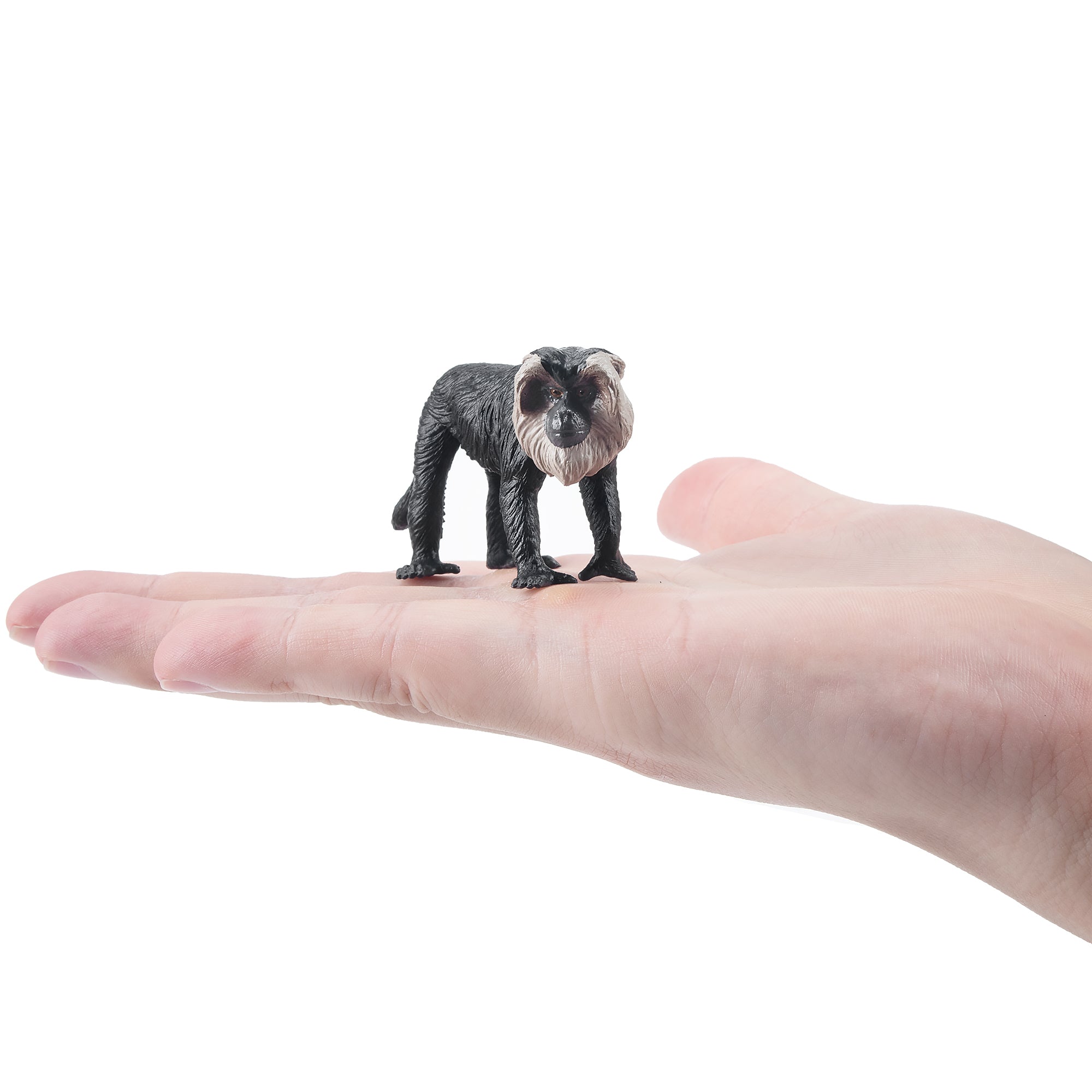 Toymany_Lion-tailed_Macaque_Figurine_Toy-on_hand