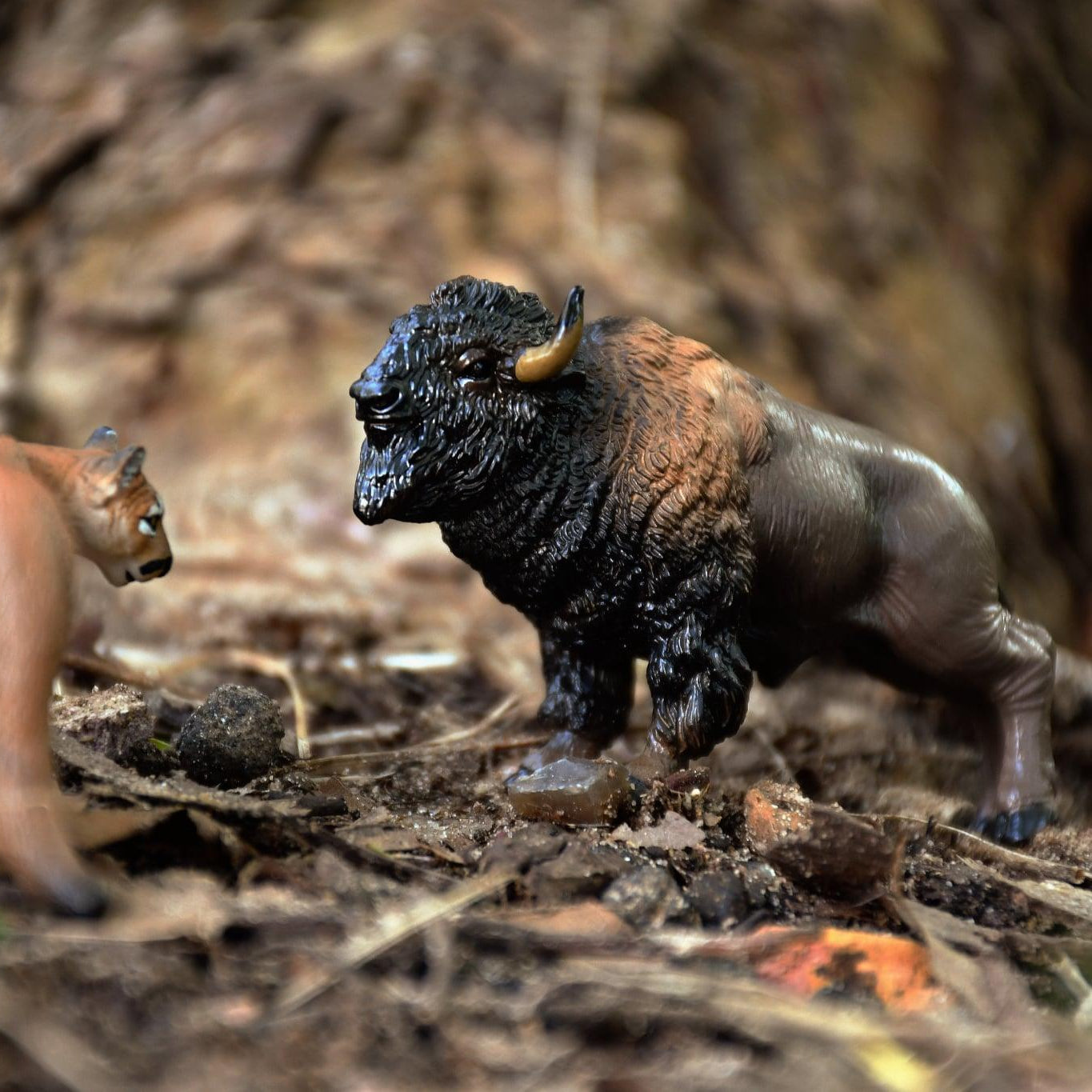 Juguete figura de bisonte americano Toymany