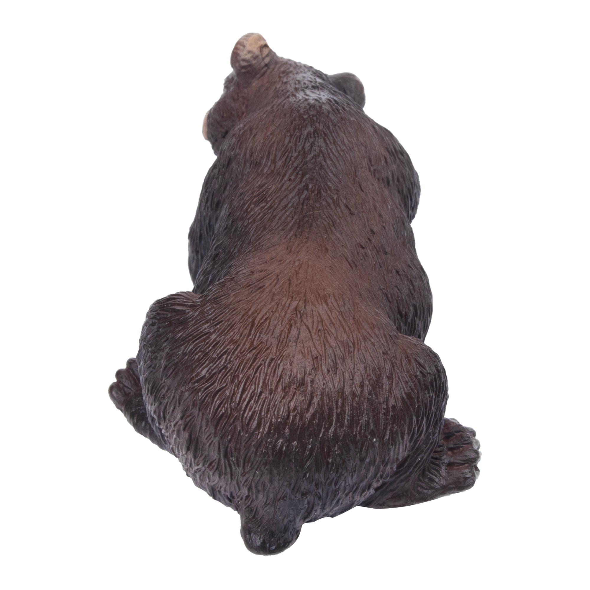 Toymany Mini Brown Bear Figurine Toy-back