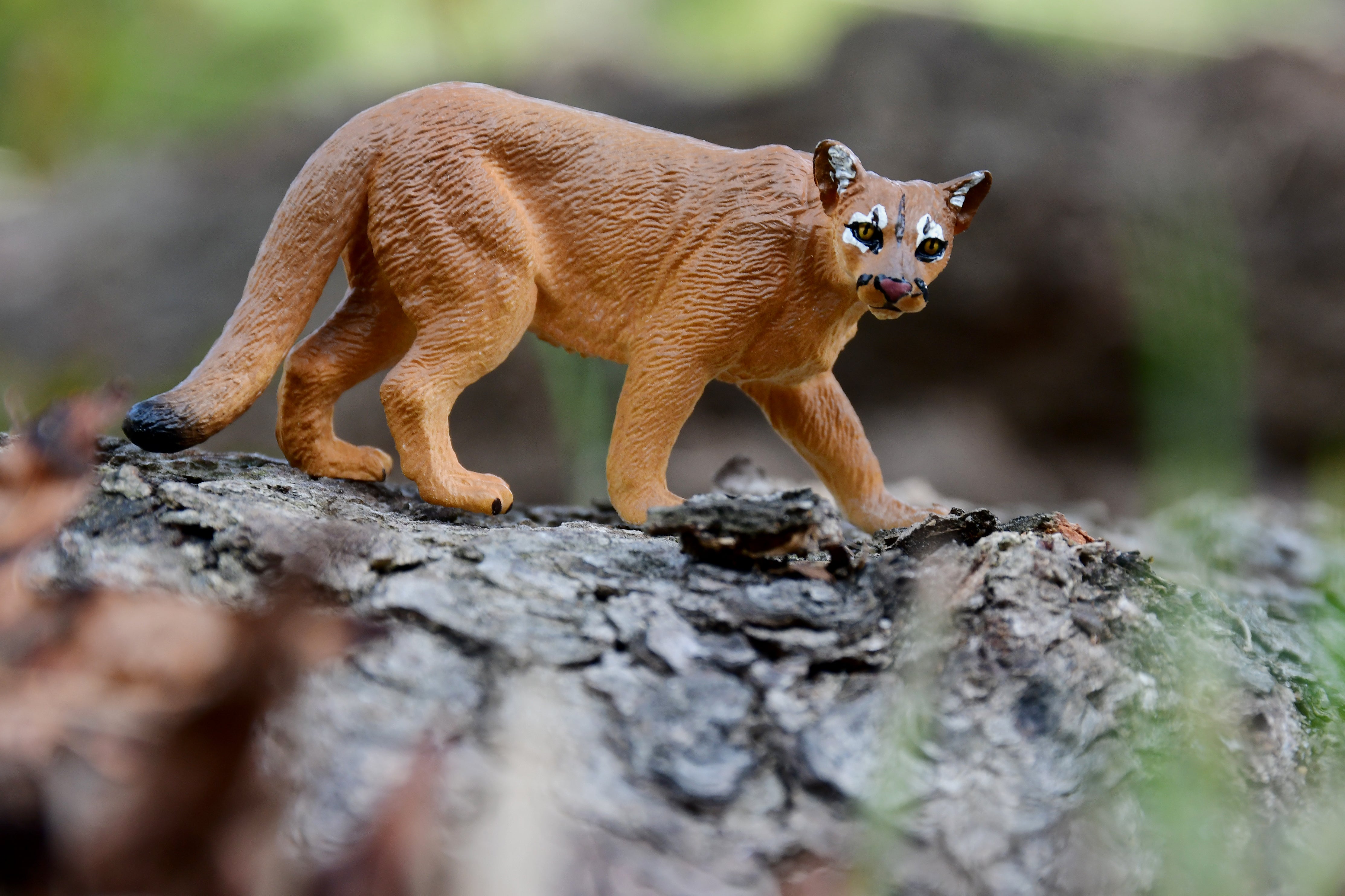 Toymany Mini Cougar Figurine Toy - Small Size