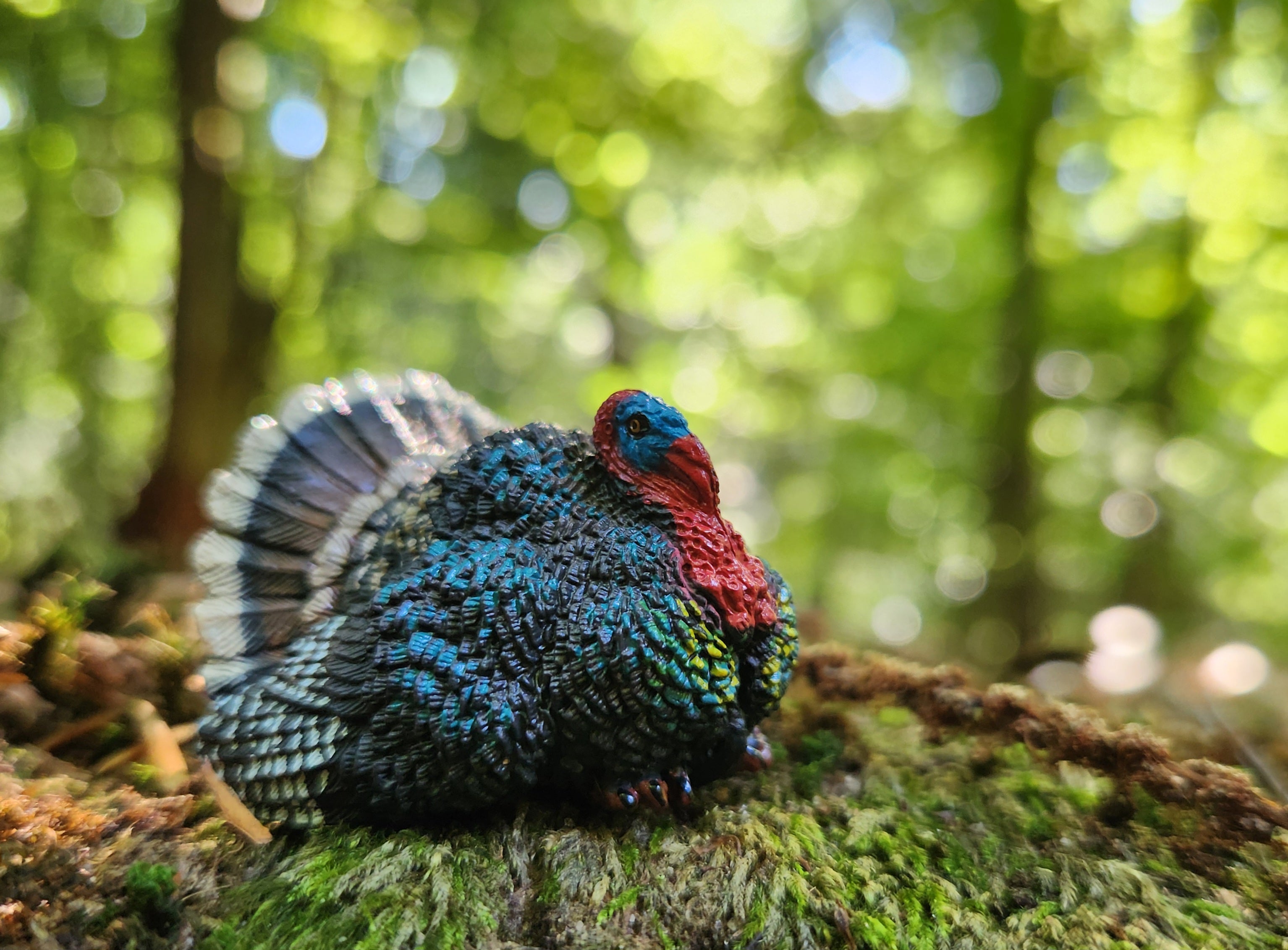 Toymany Mini Turkey Figurine Toy - Small Size