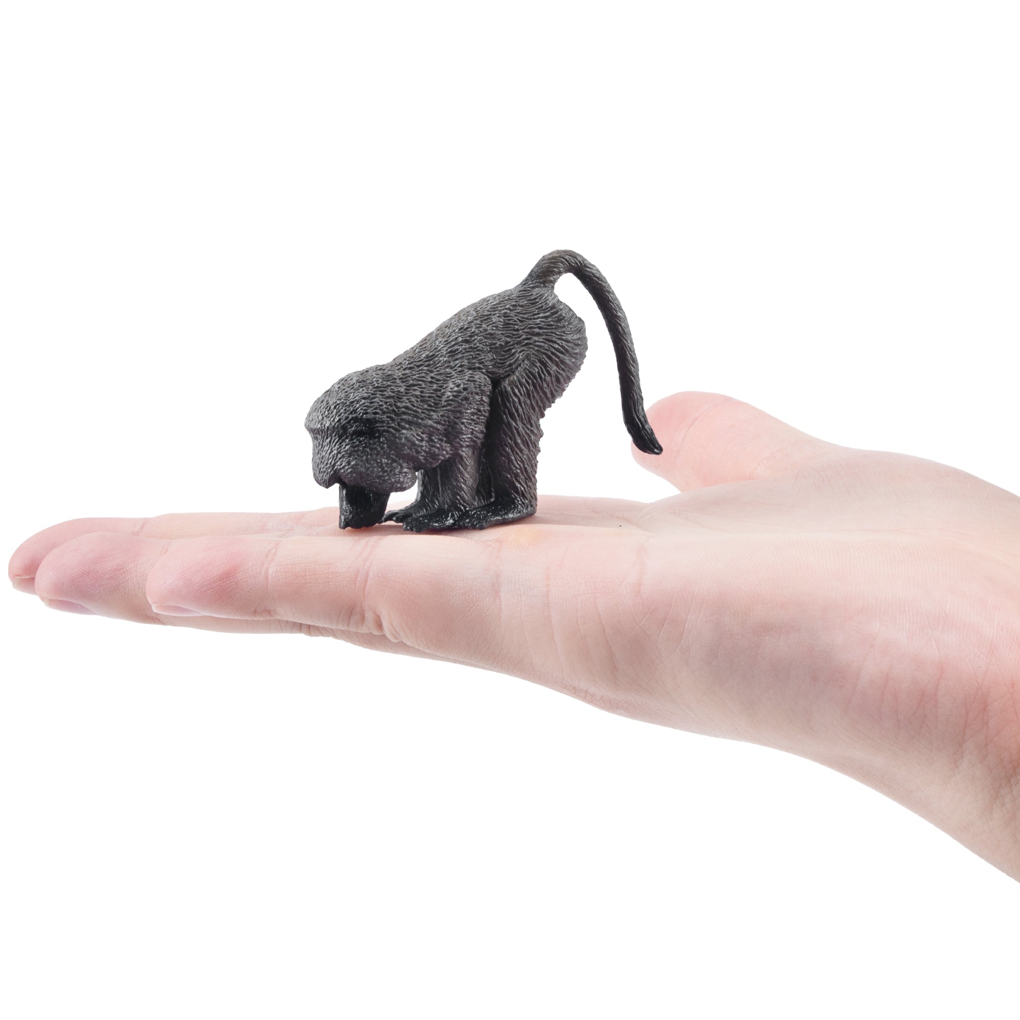 Toymany_Olive_Baboon_Figurine_Toy-on_hand