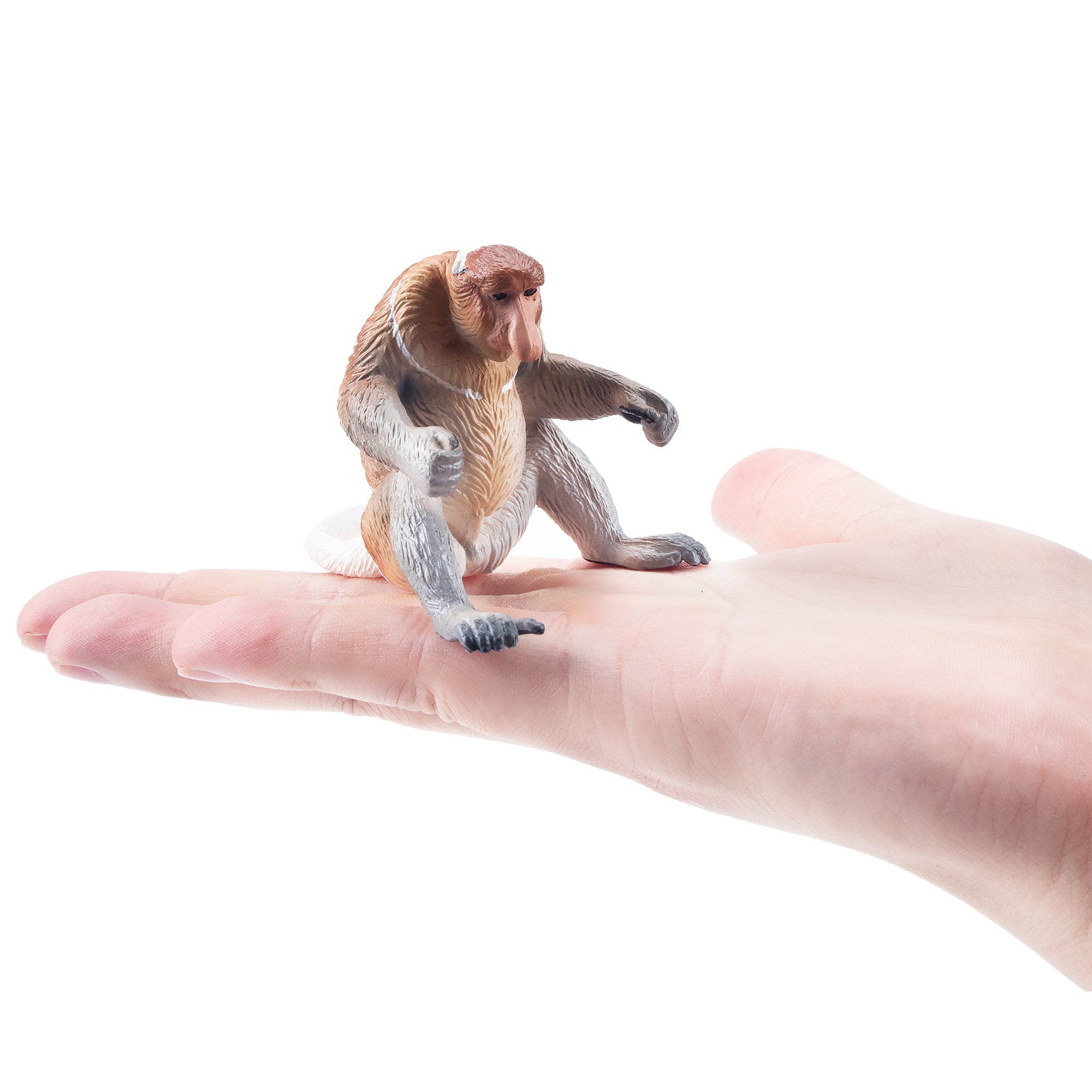 Toymany_Proboscis_Monkey_Figurine_Toy-on_hand