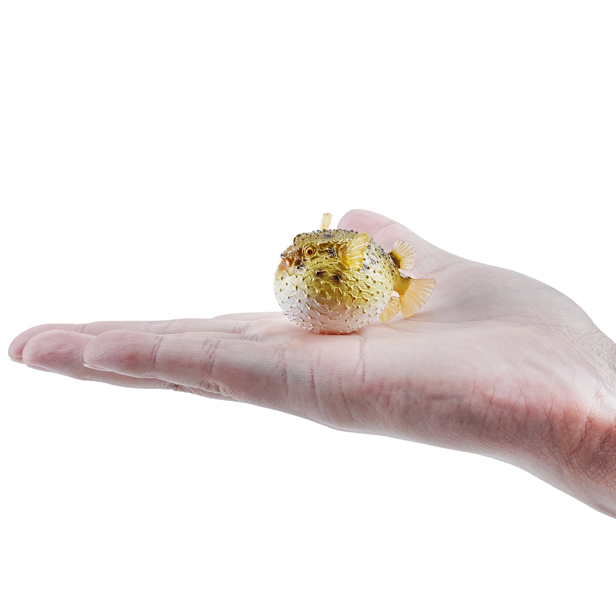 Toymany_Pufferfish_Figurine_Toy_Small_Size-on_hand